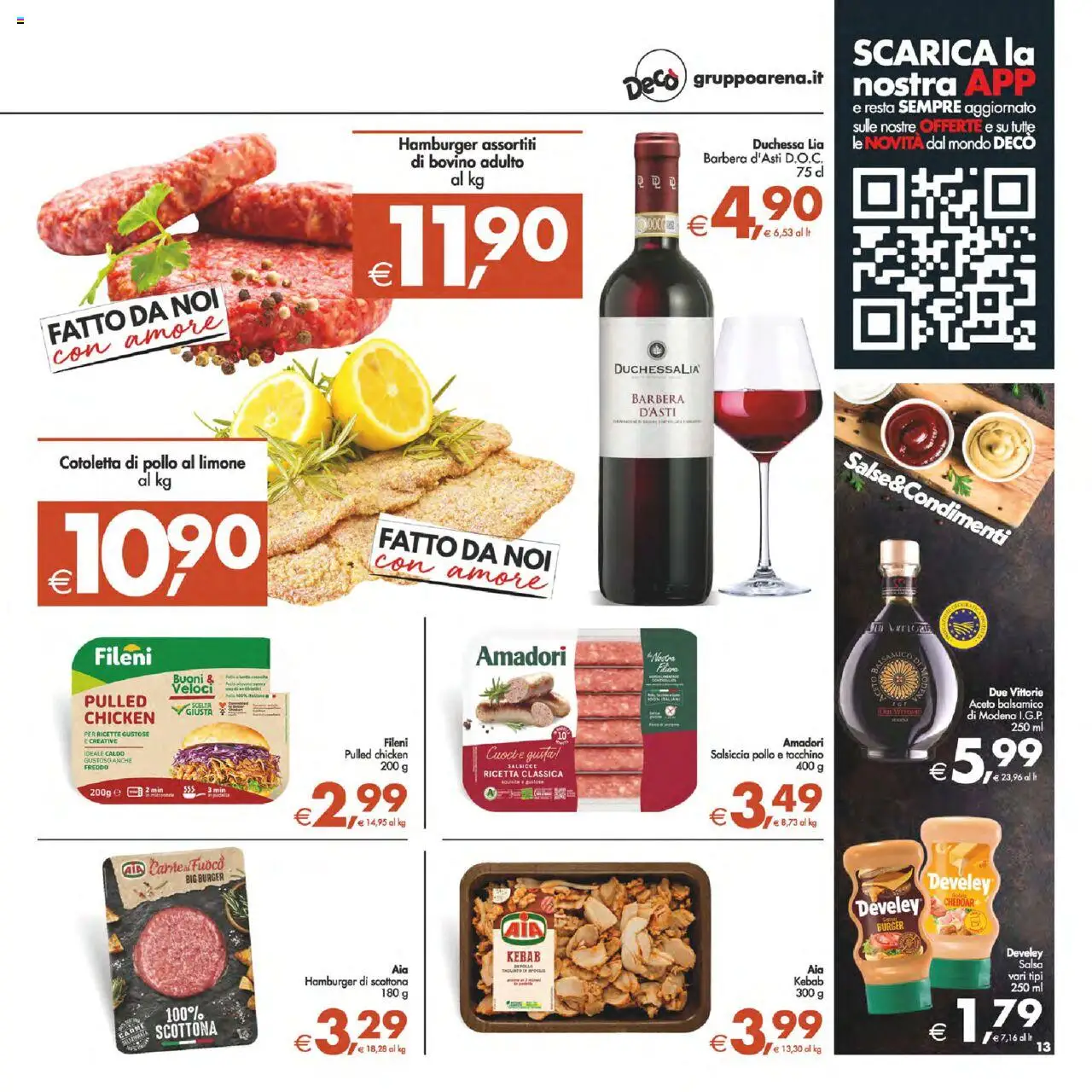 Volantino Decò del 12.09.2025 | Pagina: 14 | Prodotti: Bovino, Limone, Padella, Hamburger