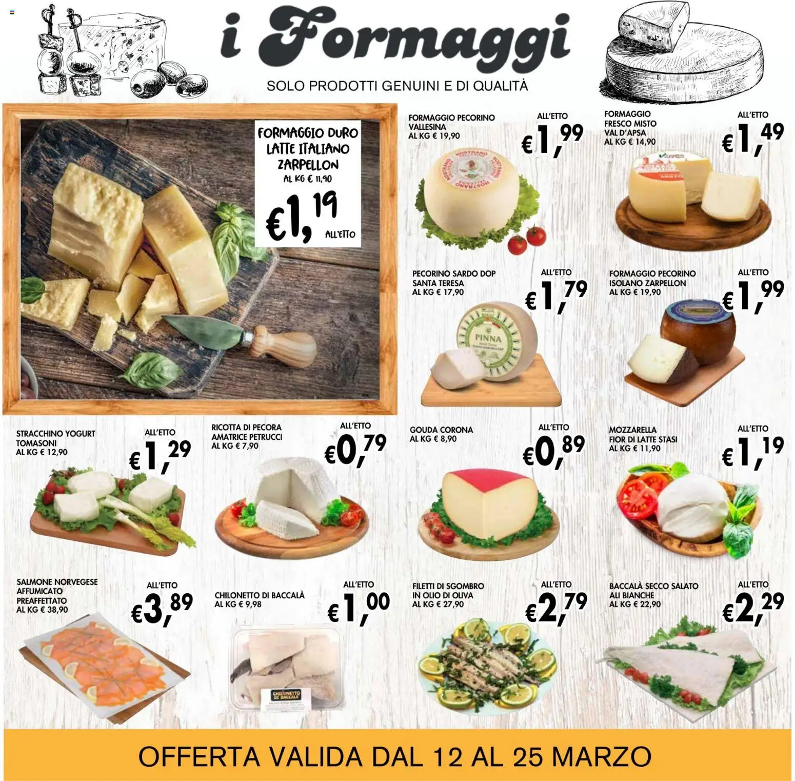 Volantino Coal del 12.03.2026 | Pagina: 6 | Prodotti: Yogurt, Salmone, Latte, Stracchino