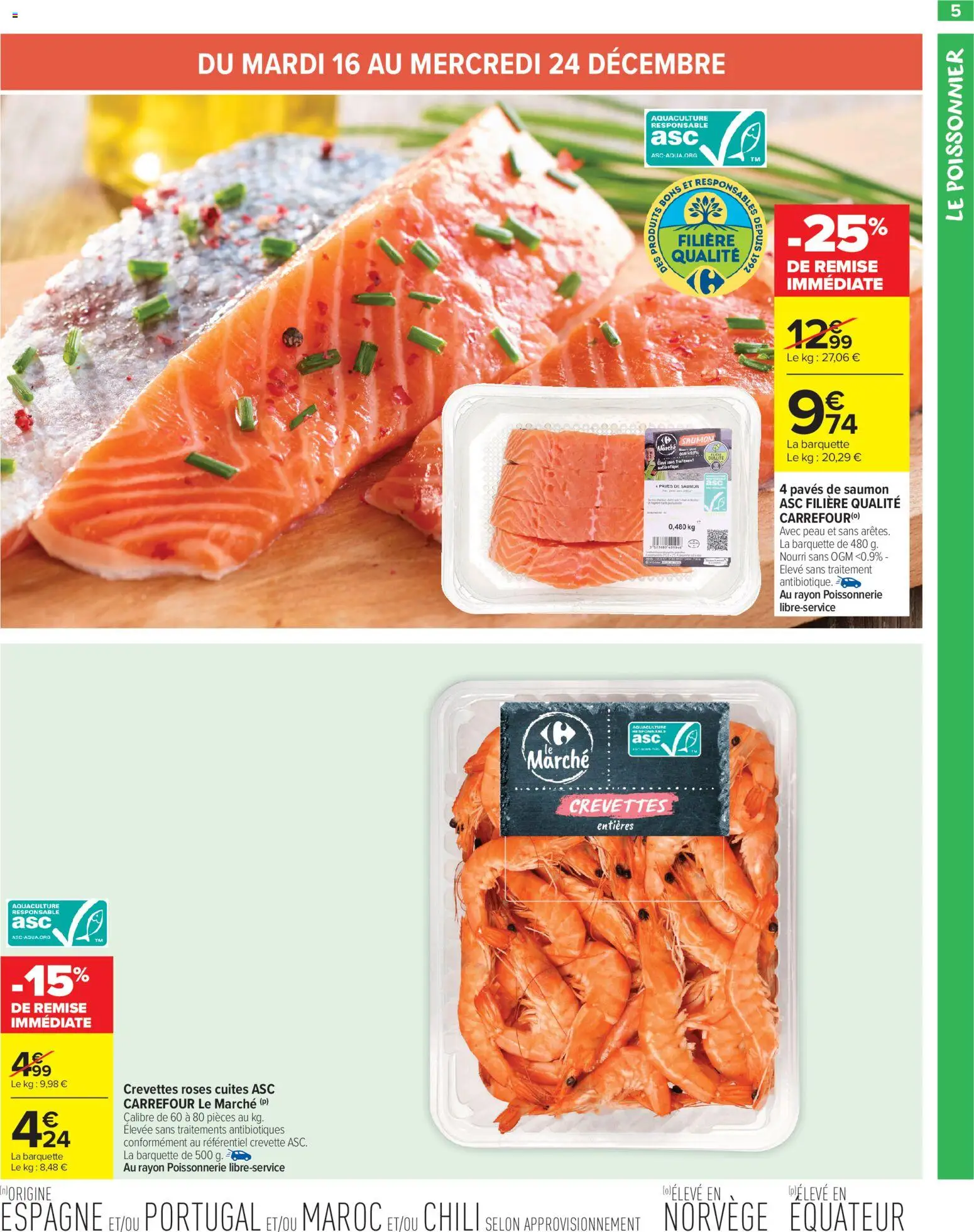 {H1} | Page: 7 | Produits: Crevette, Poissonnerie, Crevettes, Saumon