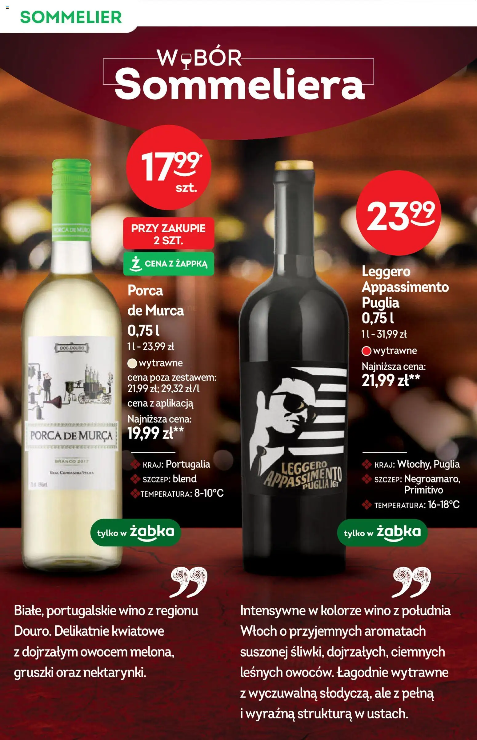 Żabka Gazetka - Katalog win od 29.10.2025 | Strona: 4 | Produkty: Wino