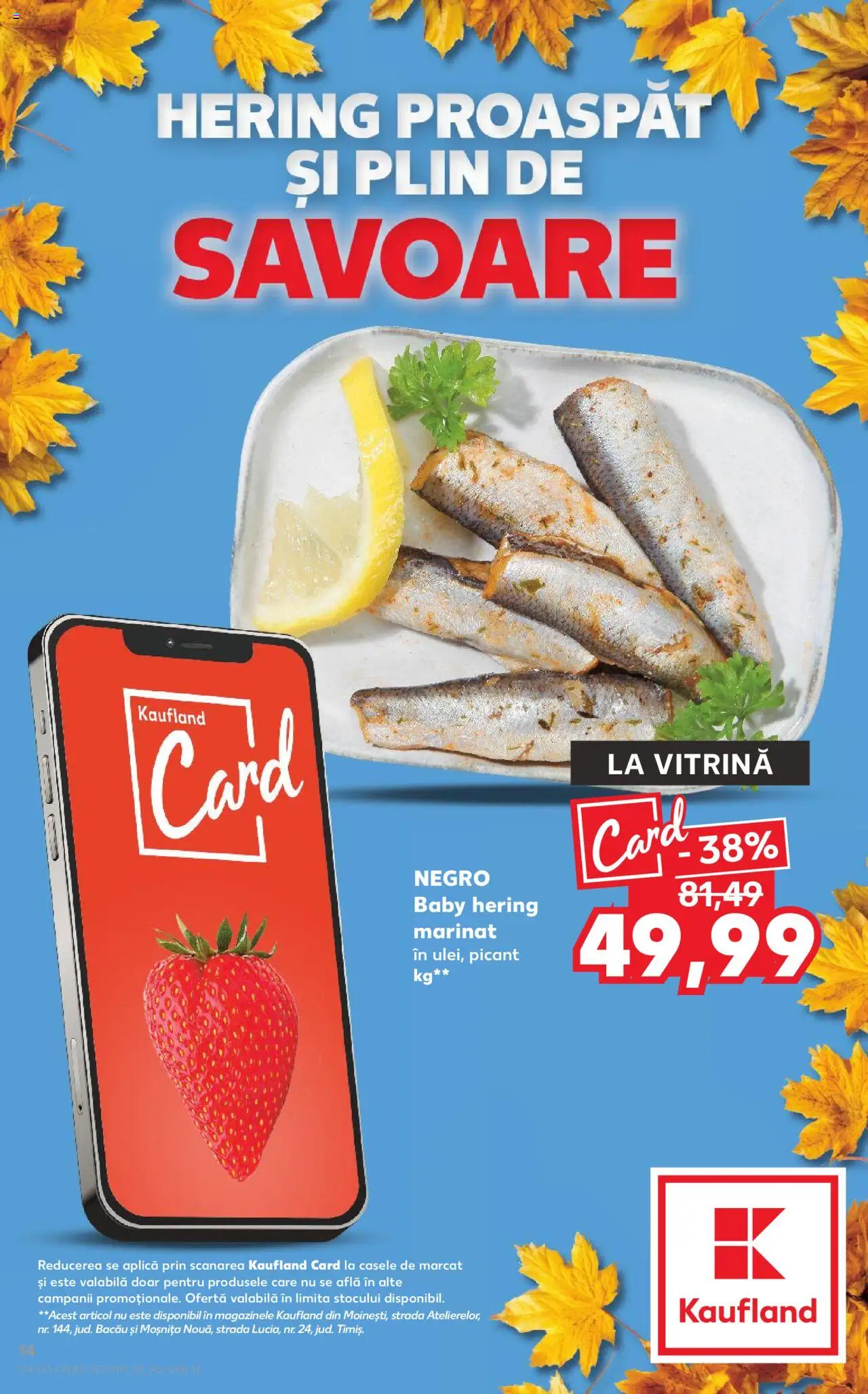 Noul catalog Kaufland – valabil de la 22.10.2025 | Pagină: 14 | Produse: Vitrină