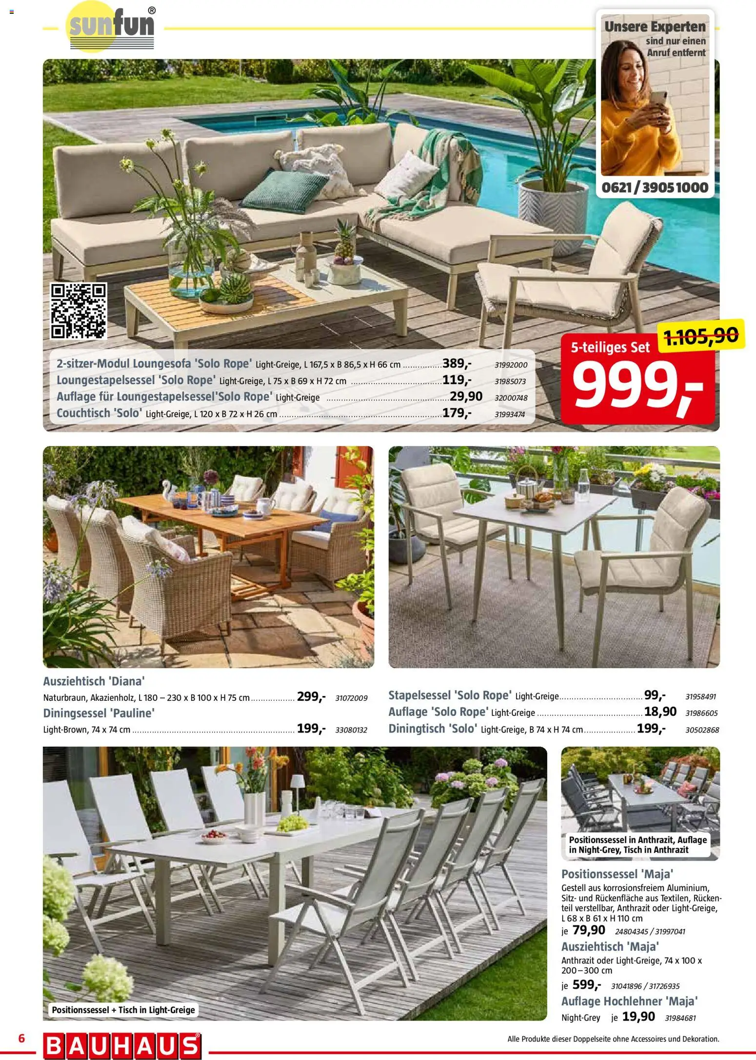 Bauhaus Prospekt 	 – gültig ab 28.03.2026 | Seite: 6 | Produkte: Couchtisch, Tisch