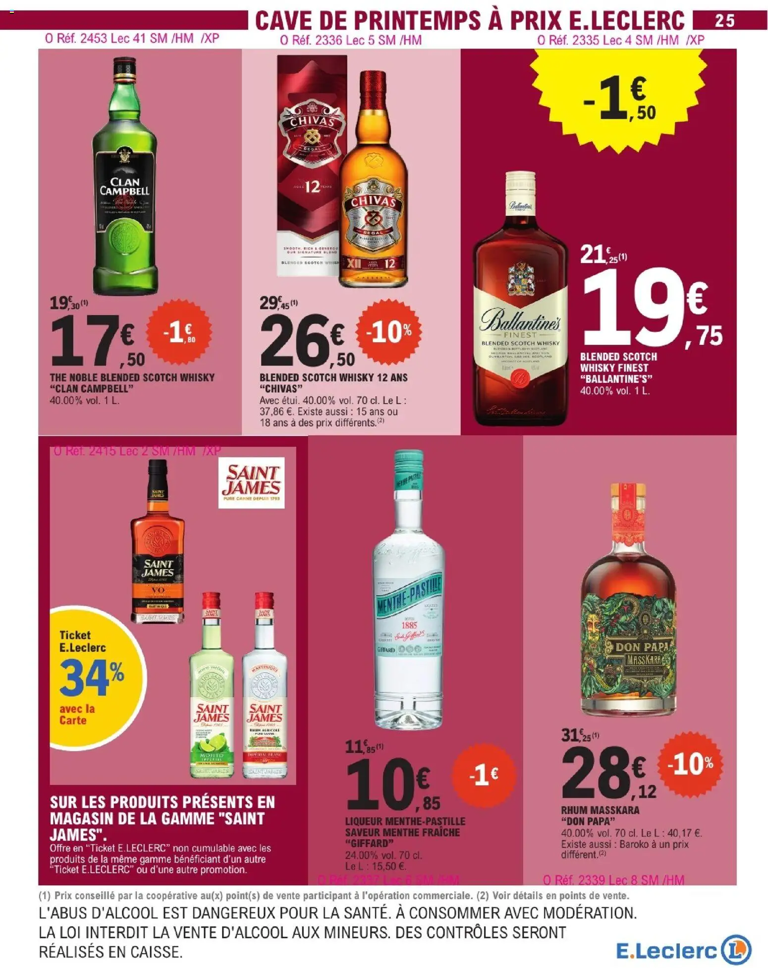 {H1} | Page: 25 | Produits: Menthe, Liqueur, Rhum, Thé