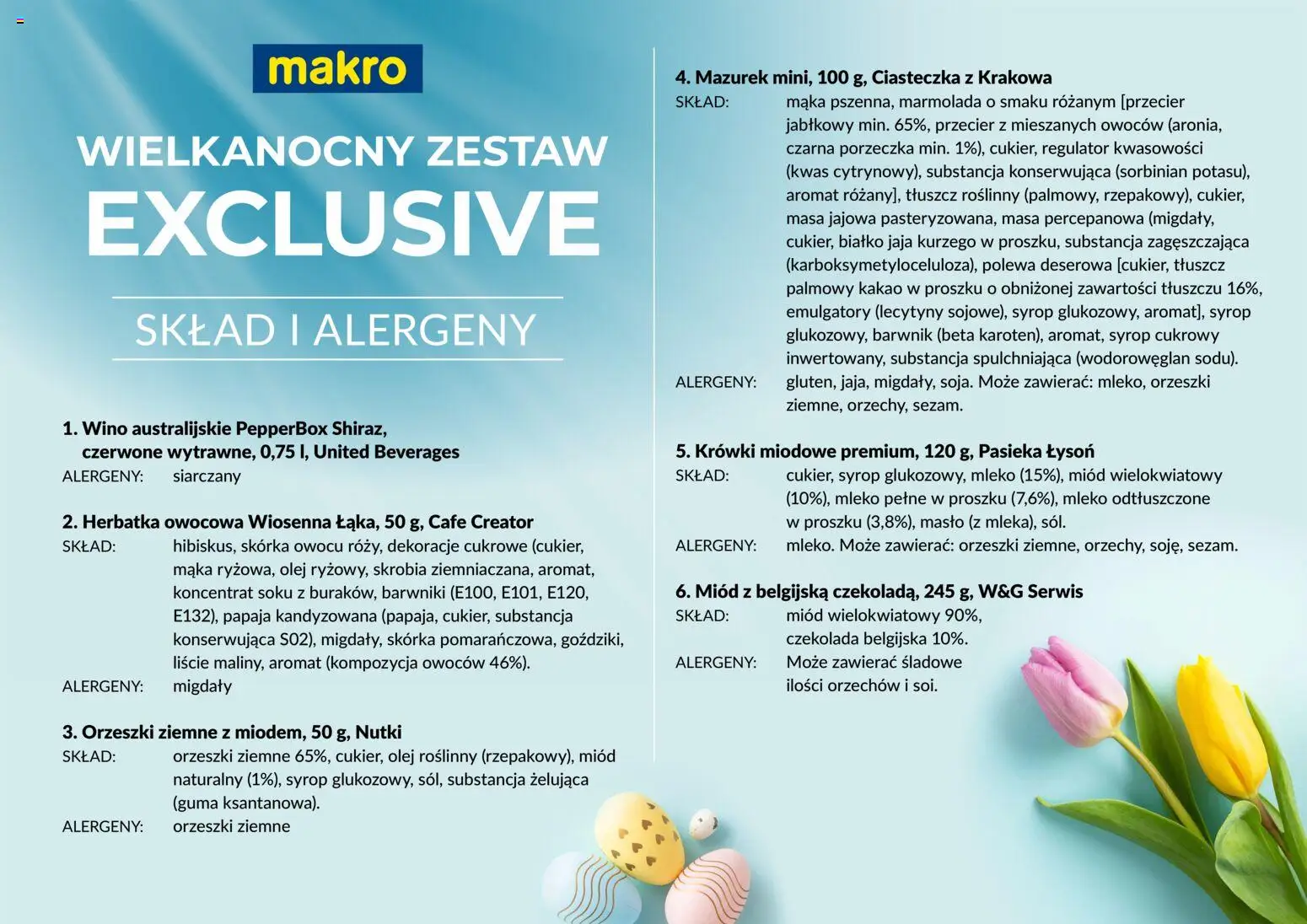 Makro gazetka - Wielkanocne zestawy od 17.03.2026 | Strona: 19 | Produkty: Mleko, Olej, Czekolada belgijska, Jaja