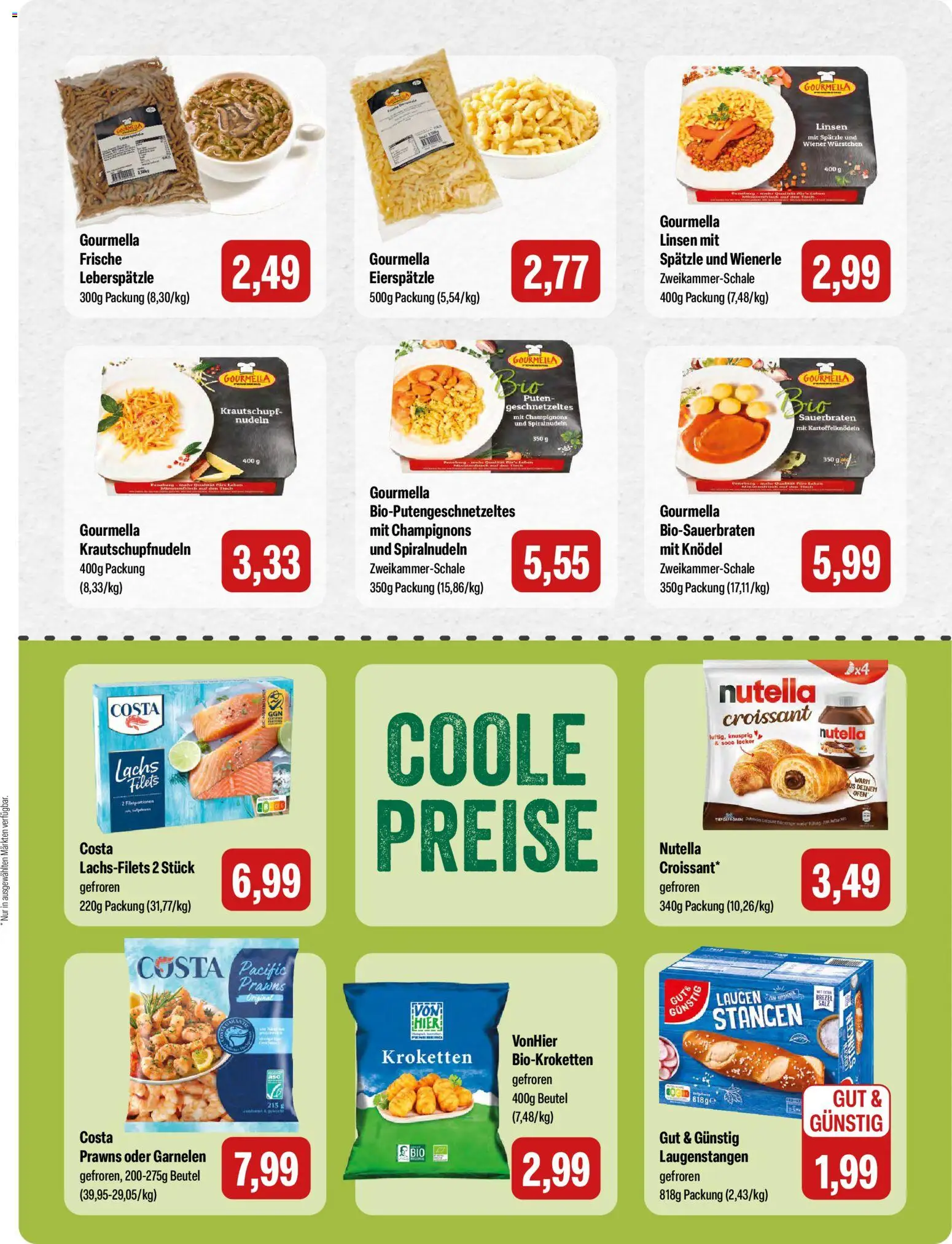 Feneberg Angebote – gültig ab 30.10.2025 | Seite: 13 | Produkte: Wiener wurstchen, Garnelen, Nutella, Lachs