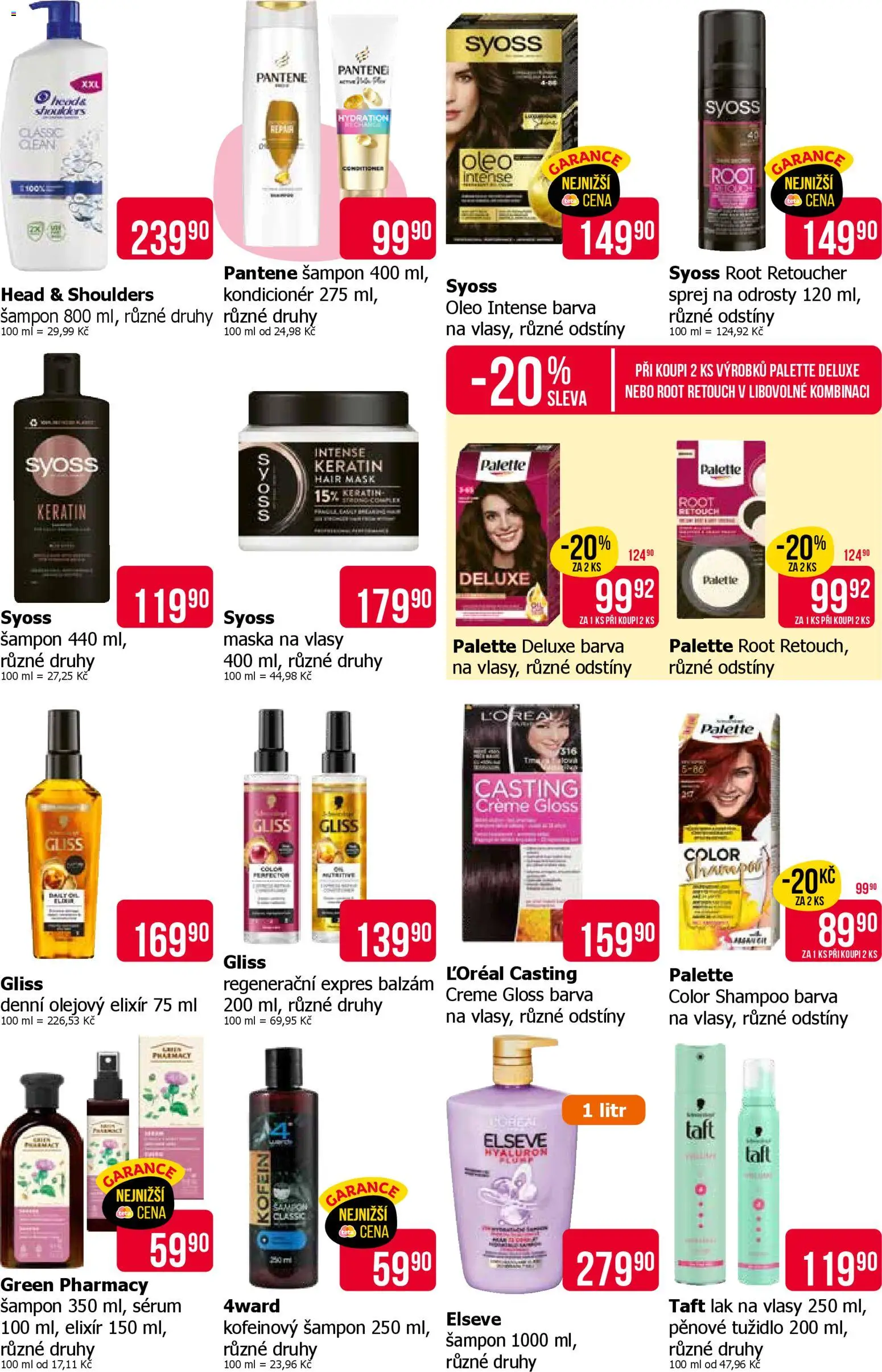 TETA Drogerie leták od 26.02.2026 | Strana: 8 | Produkty: Deluxe, Head & Shoulders, Kondicionér, Tužidlo