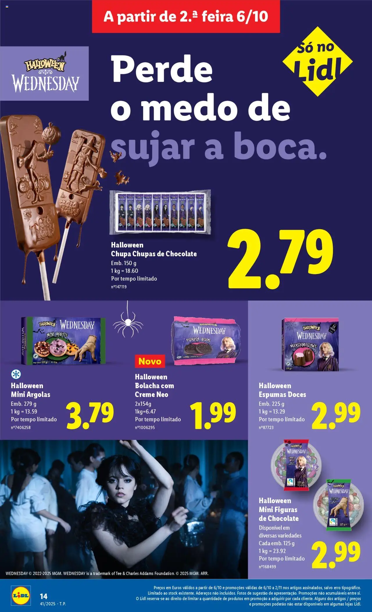 Lidl - Folheto │ válido de 03.10.2025 | Página: 14 | Produtos: Chocolate, Doces, Creme