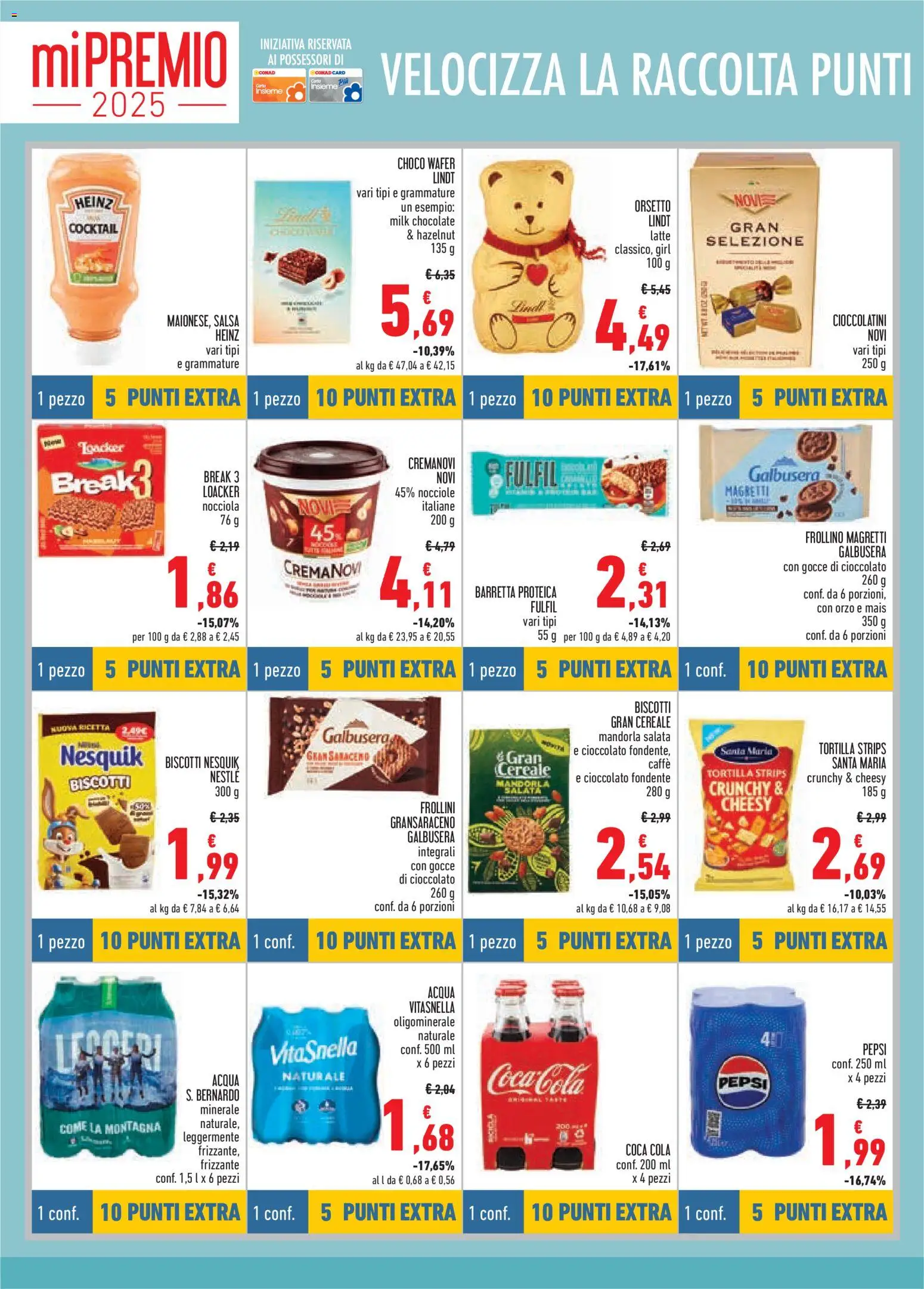 Volantino Conad del 04.12.2025 | Pagina: 10 | Prodotti: Cioccolato, Acqua, Nocciole, Cioccolatini