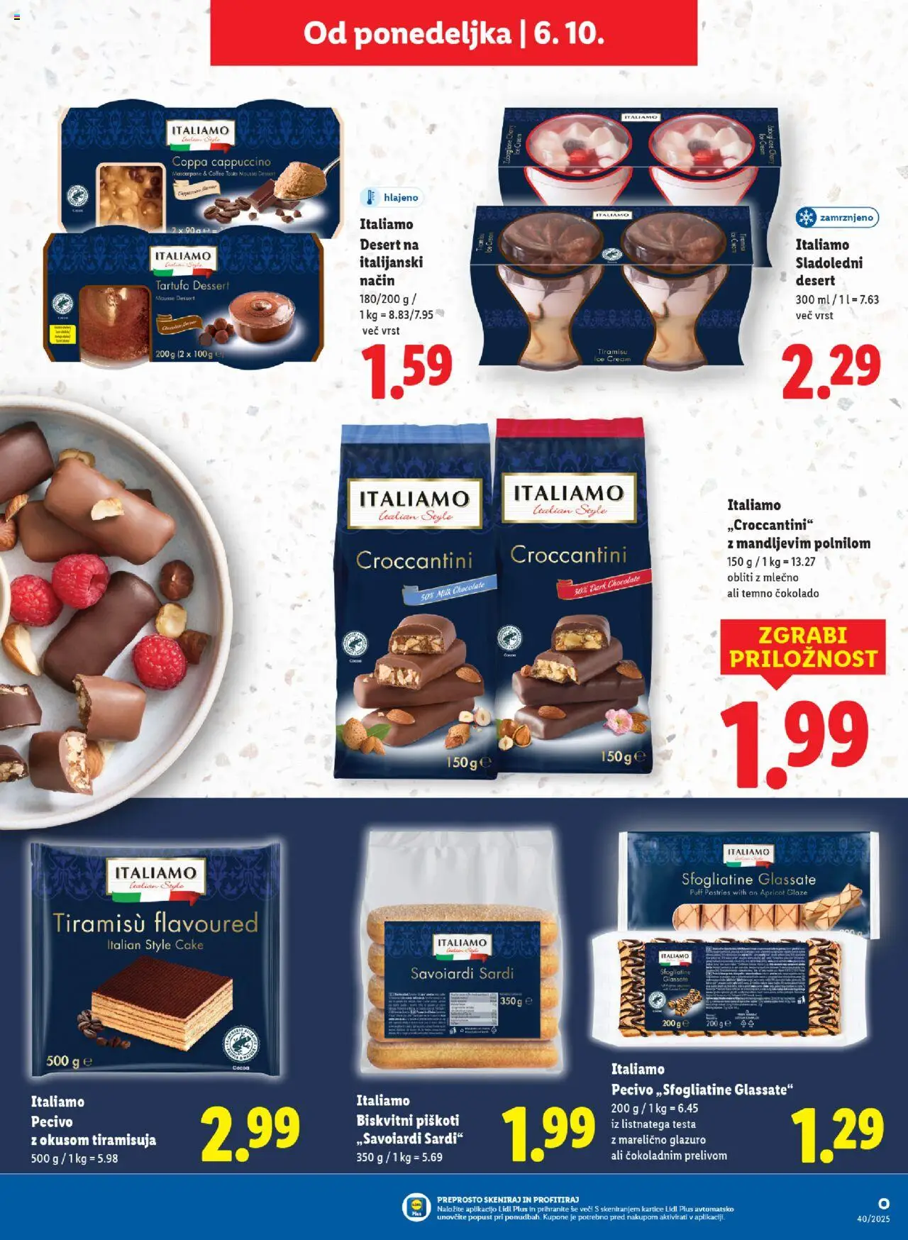 Novi Lidl katalog ponudbe – veljaven od 02.10.2025 | Stran: 59 | Izdelki: Piskoti