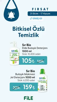 31.10.2025 tarihinden itibaren geçerli olan File Market kataloğu önizlemesi
