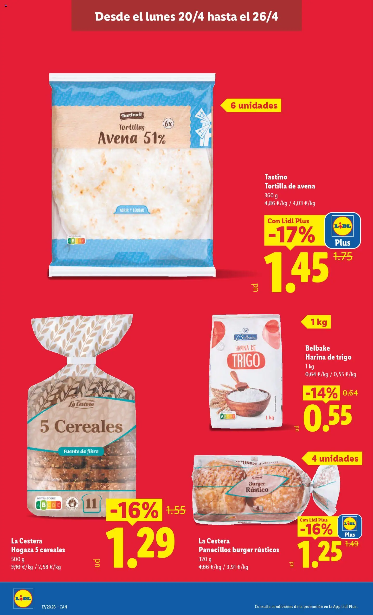 Lidl Canarias │ válido desde el 20.04.2026 | Página: 18 | Productos: Cereales