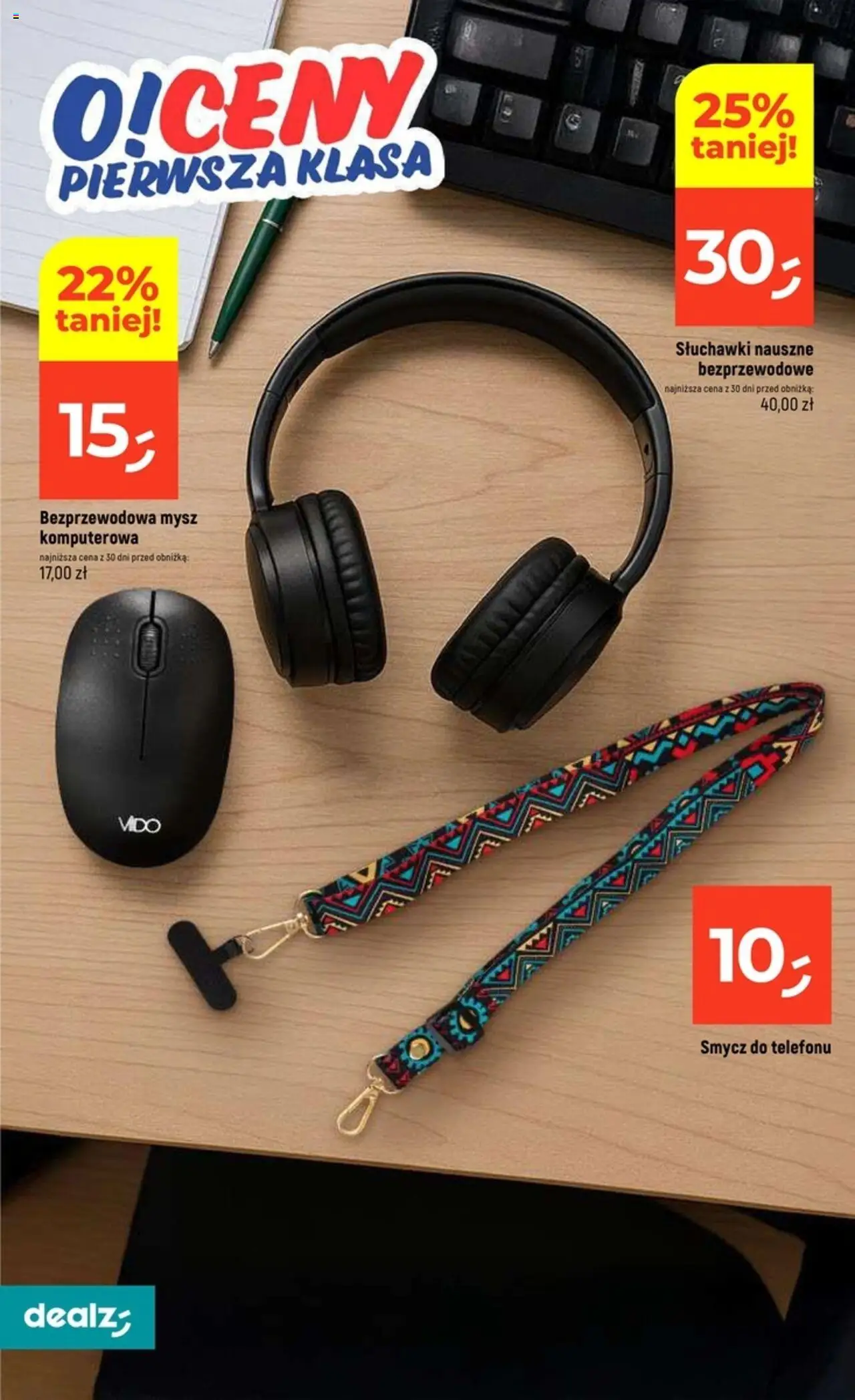 Dealz Gazetka od 14.08.2025 | Strona: 36 | Produkty: Mysz, Słuchawki, Mysz komputerowa