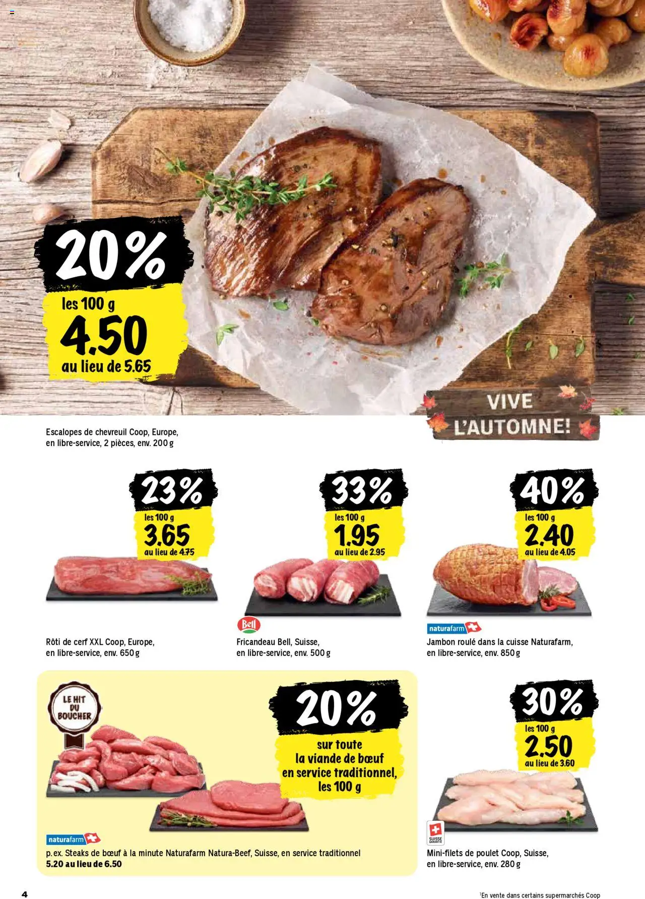 Coop - Les actions de la semaine – gültig ab 25.09.2025 | Seite: 4