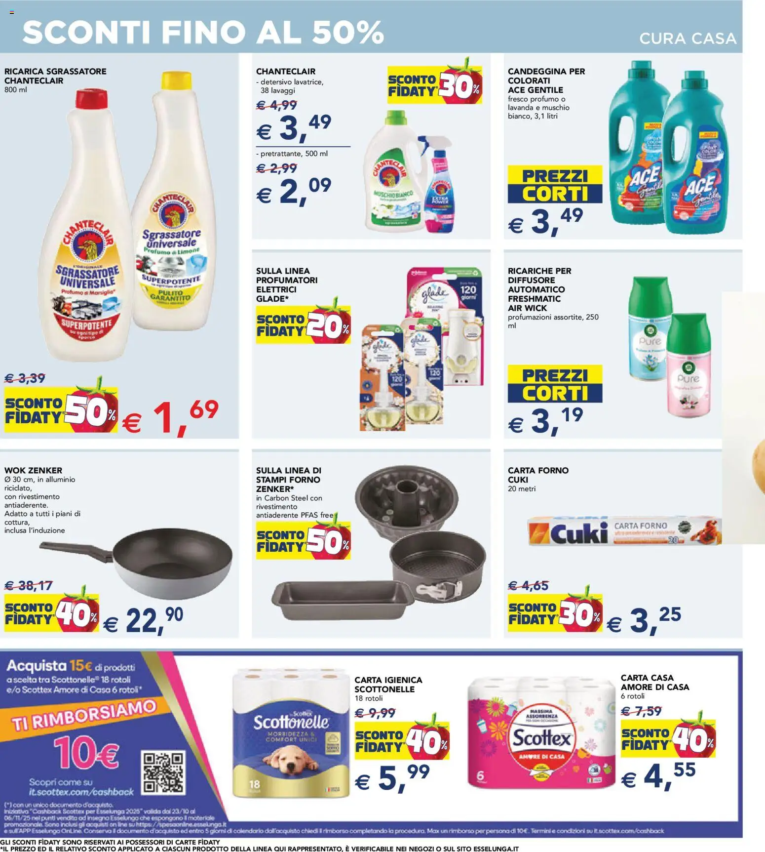 Volantino Esselunga S del 23.10.2025 | Pagina: 14 | Prodotti: Carta igienica, Limone, Forno, Carta forno