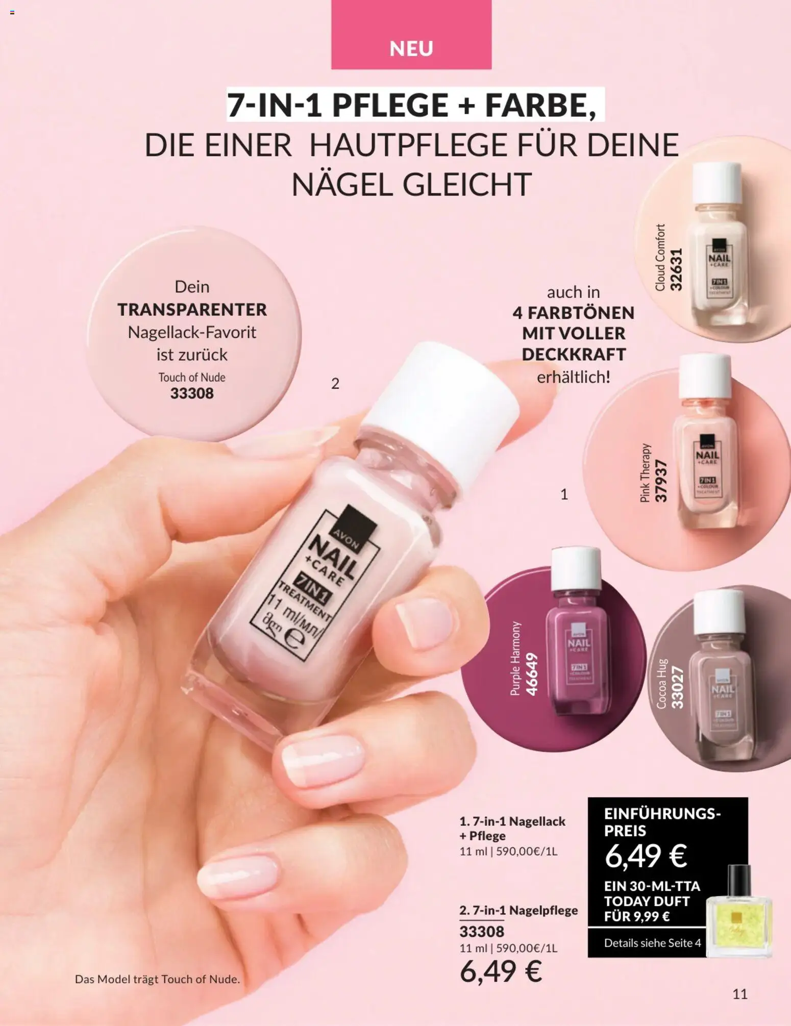 AVON Katalog Februar 2026 – gültig ab 01.02.2026 | Seite: 11 | Produkte: Duft, Nagellack