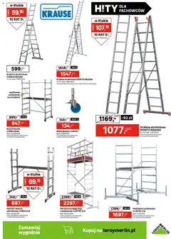 Leroy Merlin Gazetka - Dla Fachowców 2 od 20.08.2025 | Strona: 29 | Produkty: Drabina
