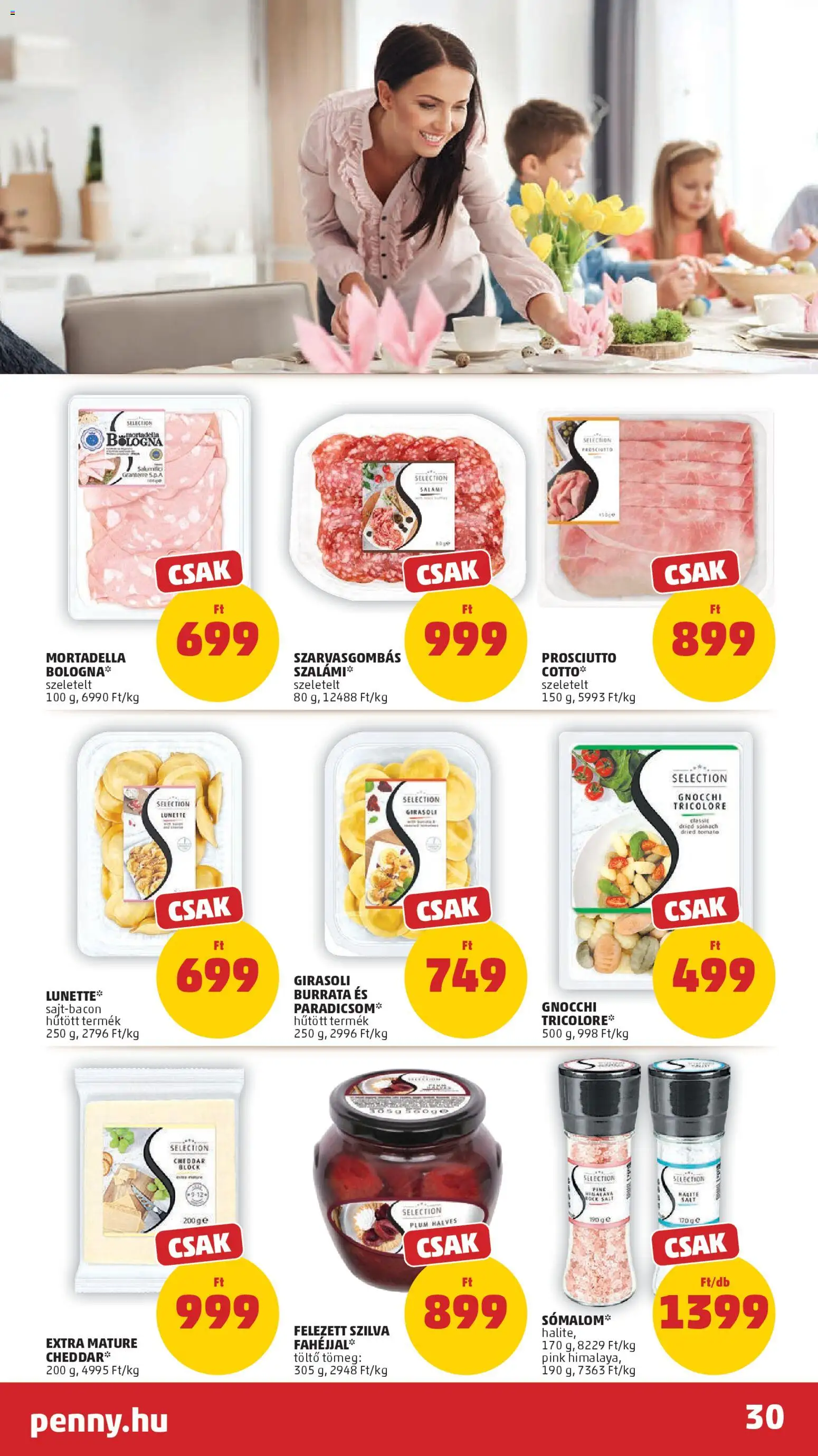 PENNY akciós ujság - amely érvényes a következő dátumtól: 12.03.2026 | Oldal: 36 | Termékek: Szilva, Gnocchi, Cheddar, Burrata