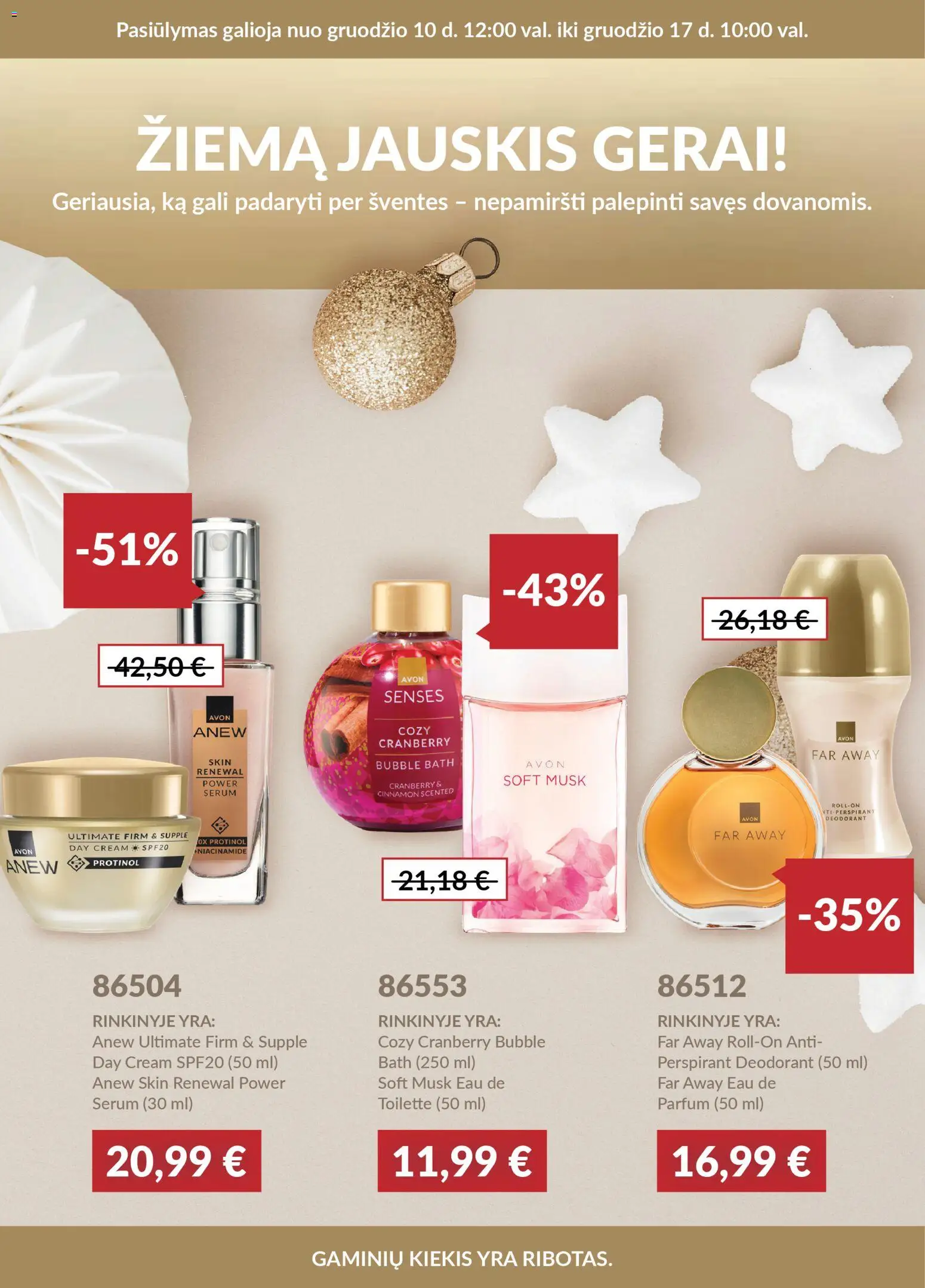 AVON akcijos nuo 10.12.2025 | Puslapis: 1