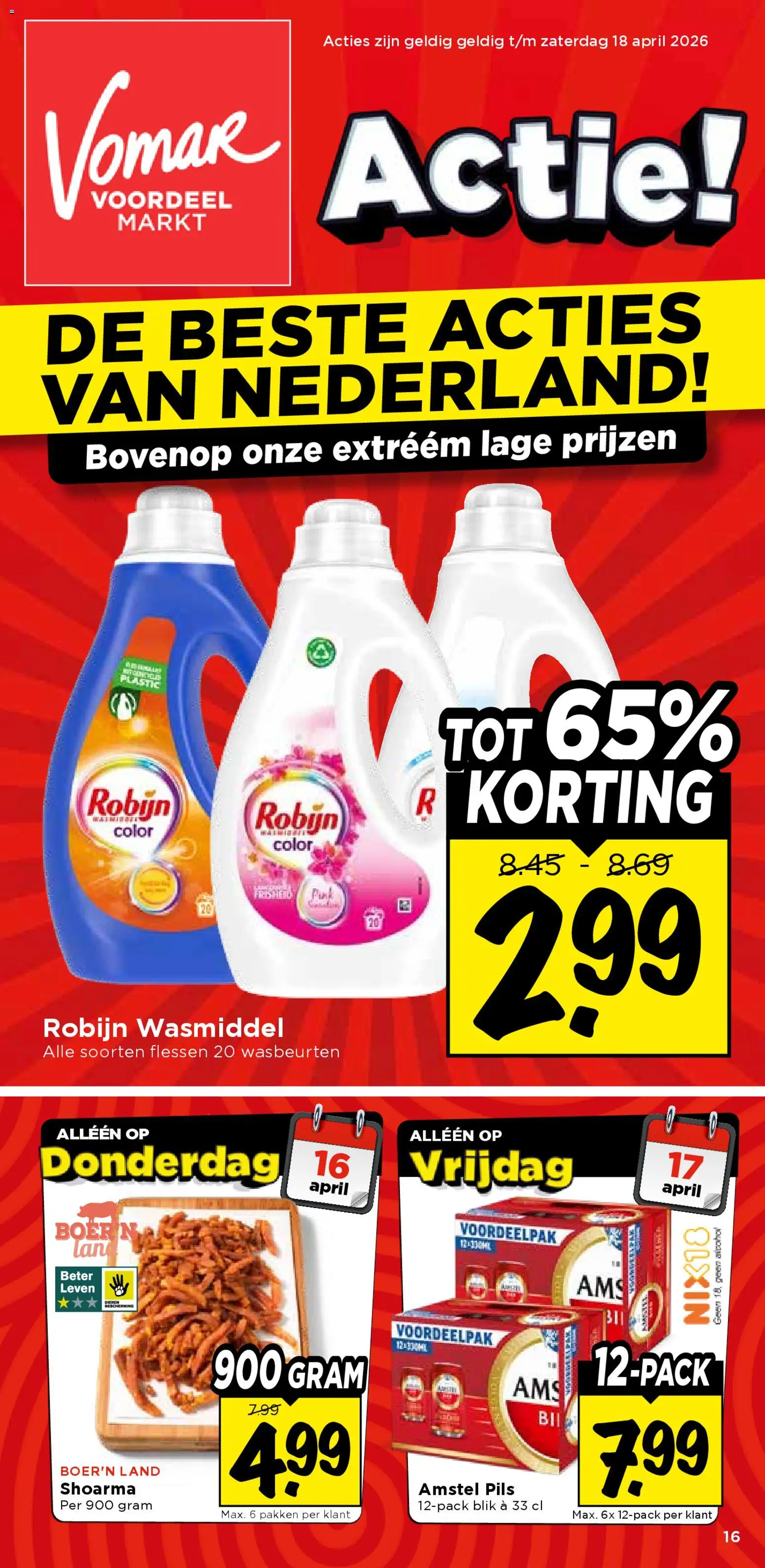 {H1} | Pagina: 1 | Producten: Wasmiddel, Robijn