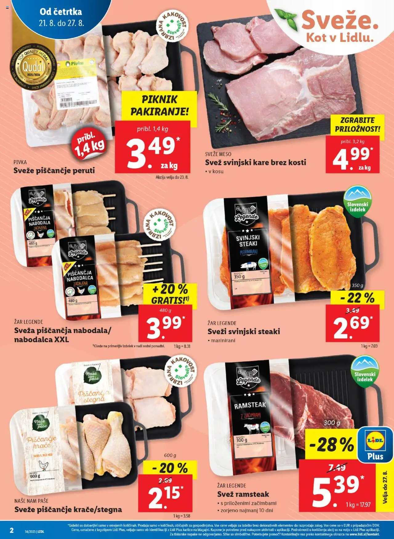 Lidl katalog │ velja od 21.08.2025 | Stran: 2 | Izdelki: Zar, Nabodala