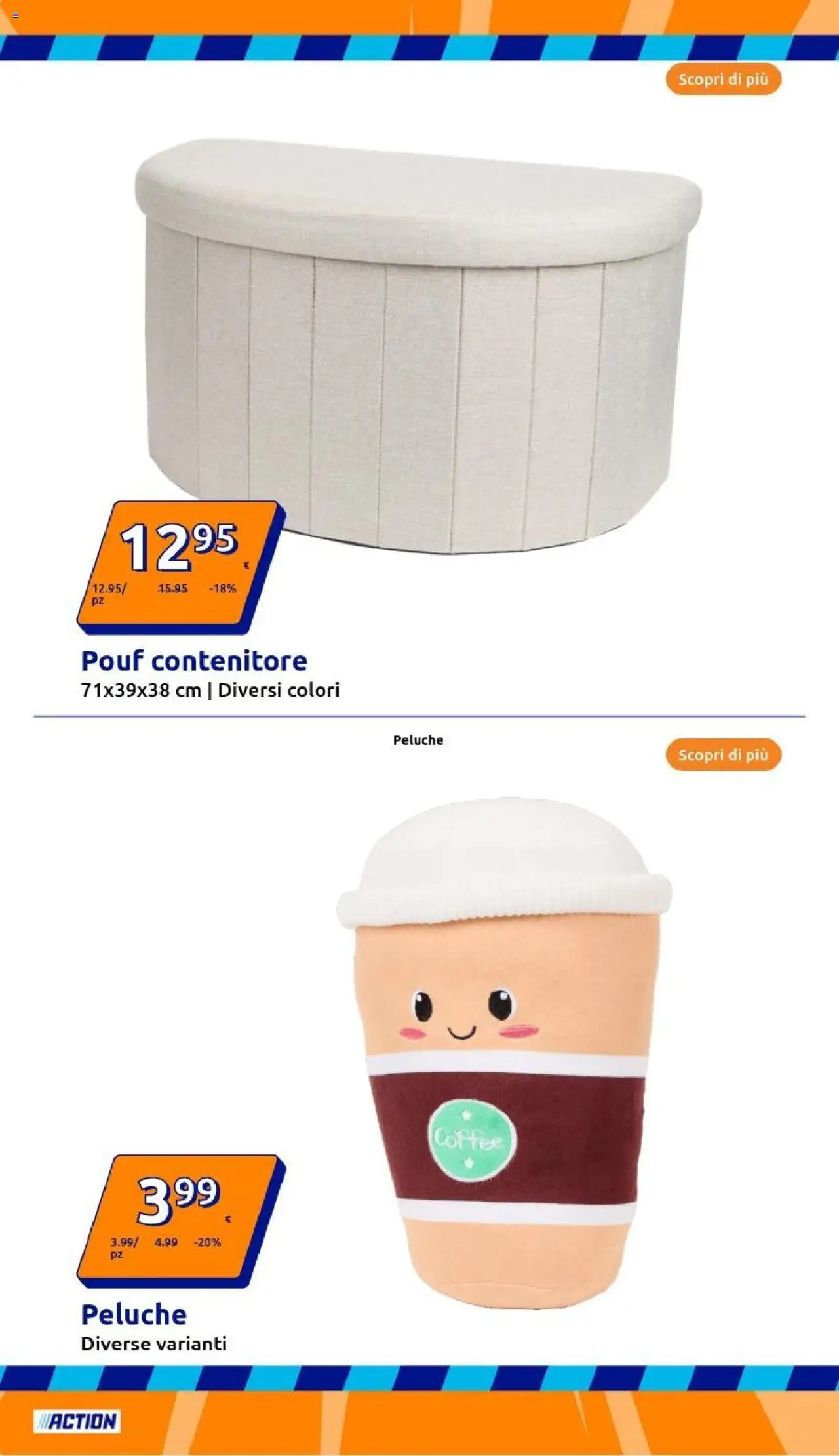 Volantino Action del 17.09.2025 | Pagina: 10 | Prodotti: Peluche, Contenitore