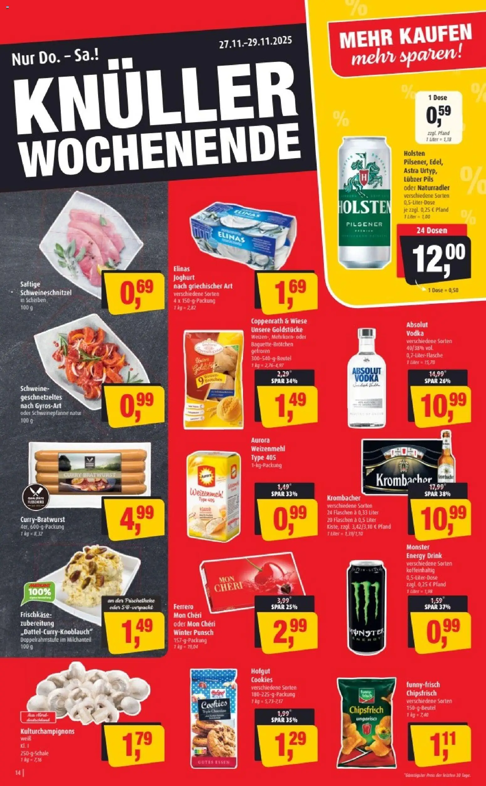 Markant - Black Friday – gültig ab 24.11.2025 | Seite: 14 | Produkte: Joghurt, Monster, Lubzer, Mon cheri