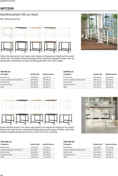 Ikea Büroeinrichtung ab 01.04.2026 gültig | Seite: 44 | Produkte: Konferenztisch