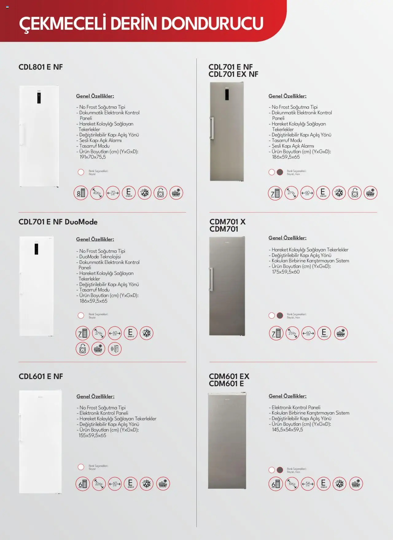 Vestel Beyaz Eşyalar Katalog - 03.06.2025 tarihinden itibaren geçerlidir | Sayfa: 26 | Ürünler: Dondurucu