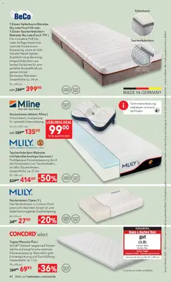 Matratzen Concord Prospekt 	 ab 01.10.2025 gültig | Seite: 4 | Produkte: Matratze, Topper