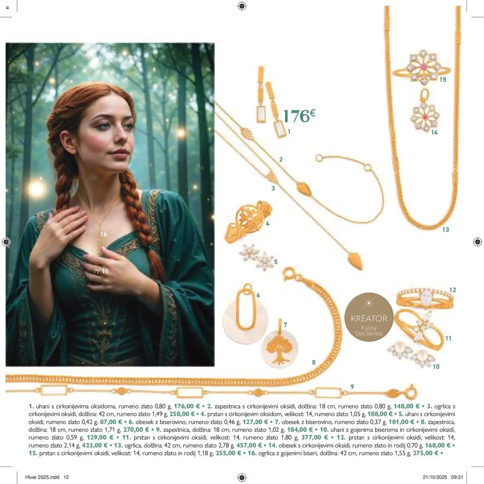 Novi E.leclerc katalog ponudbe – veljaven od 04.11.2025 | Stran: 12 | Izdelki: Zapestnica, Prstan, Uhani