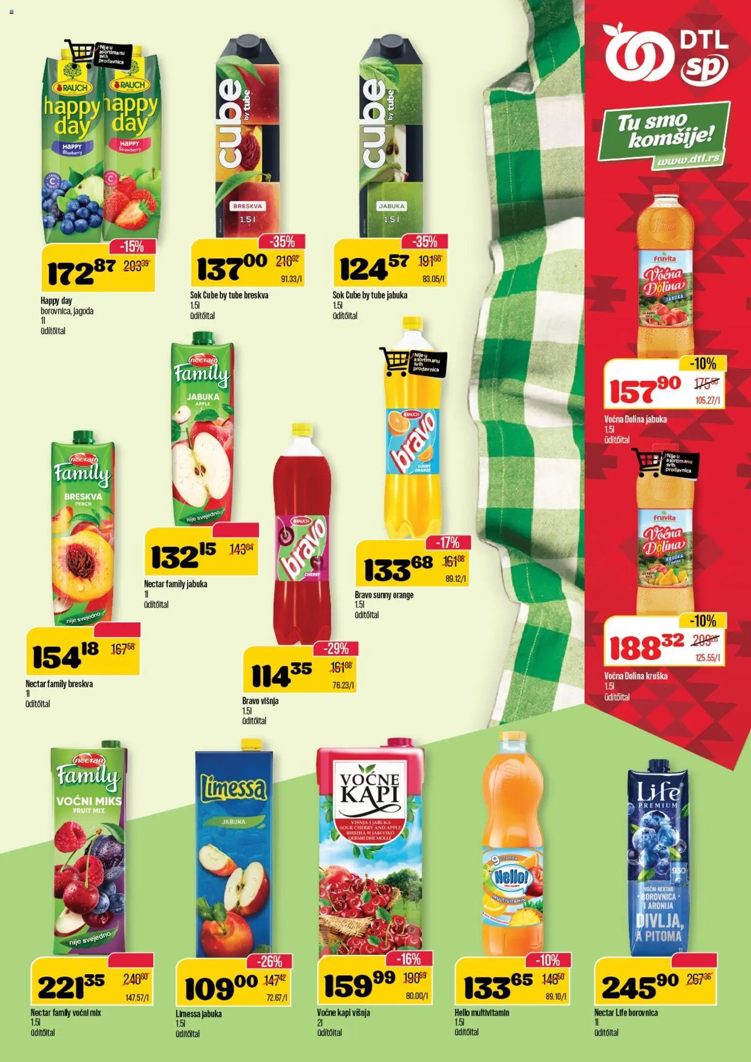 Senta Promet katalog - važi od 19.11.2025 | Strana: 11 | Proizvode: Jagoda, Borovnica, Sok, Breskva