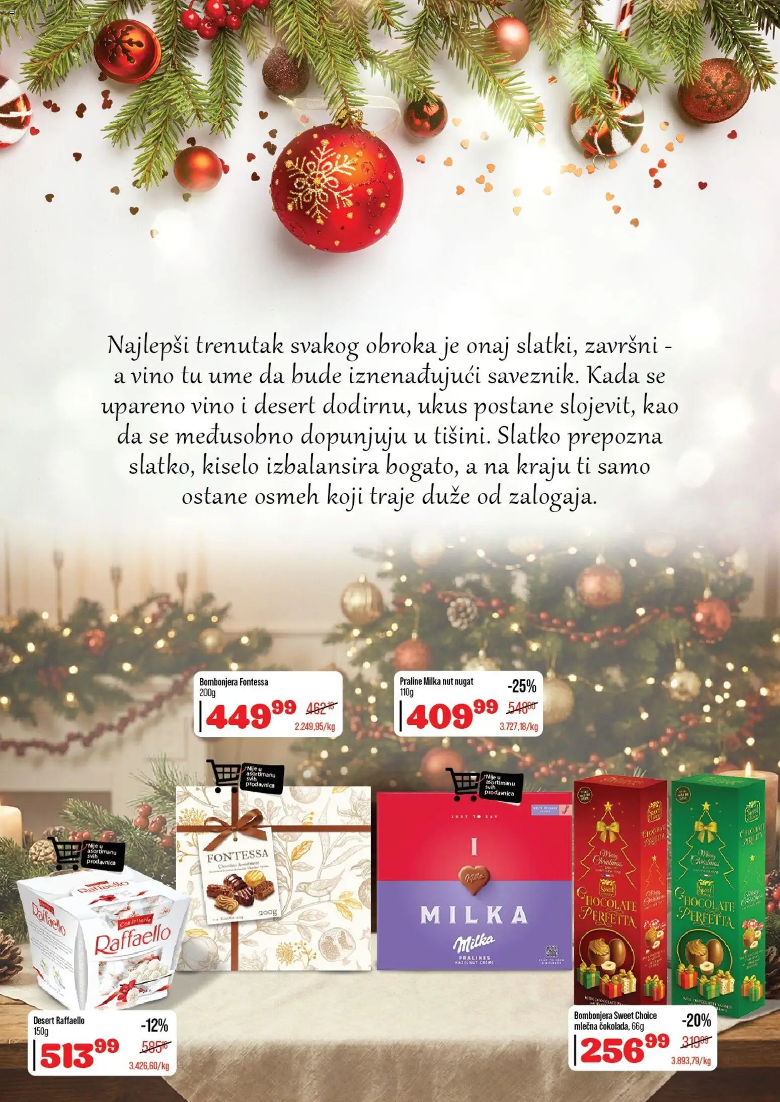 Senta Promet katalog - važi od 17.12.2025 | Strana: 8 | Proizvode: Milka, Raffaello, Praline, Vino