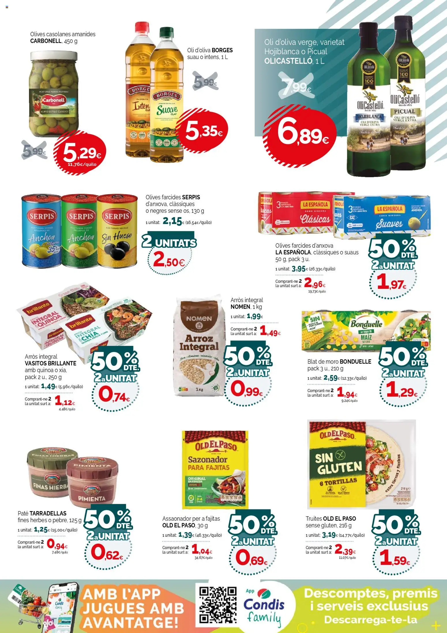 Condis folleto life │ válido desde el 22.04.2026 | Página: 13 | Productos: Paté, Arroz, Sazonador, Anchoa