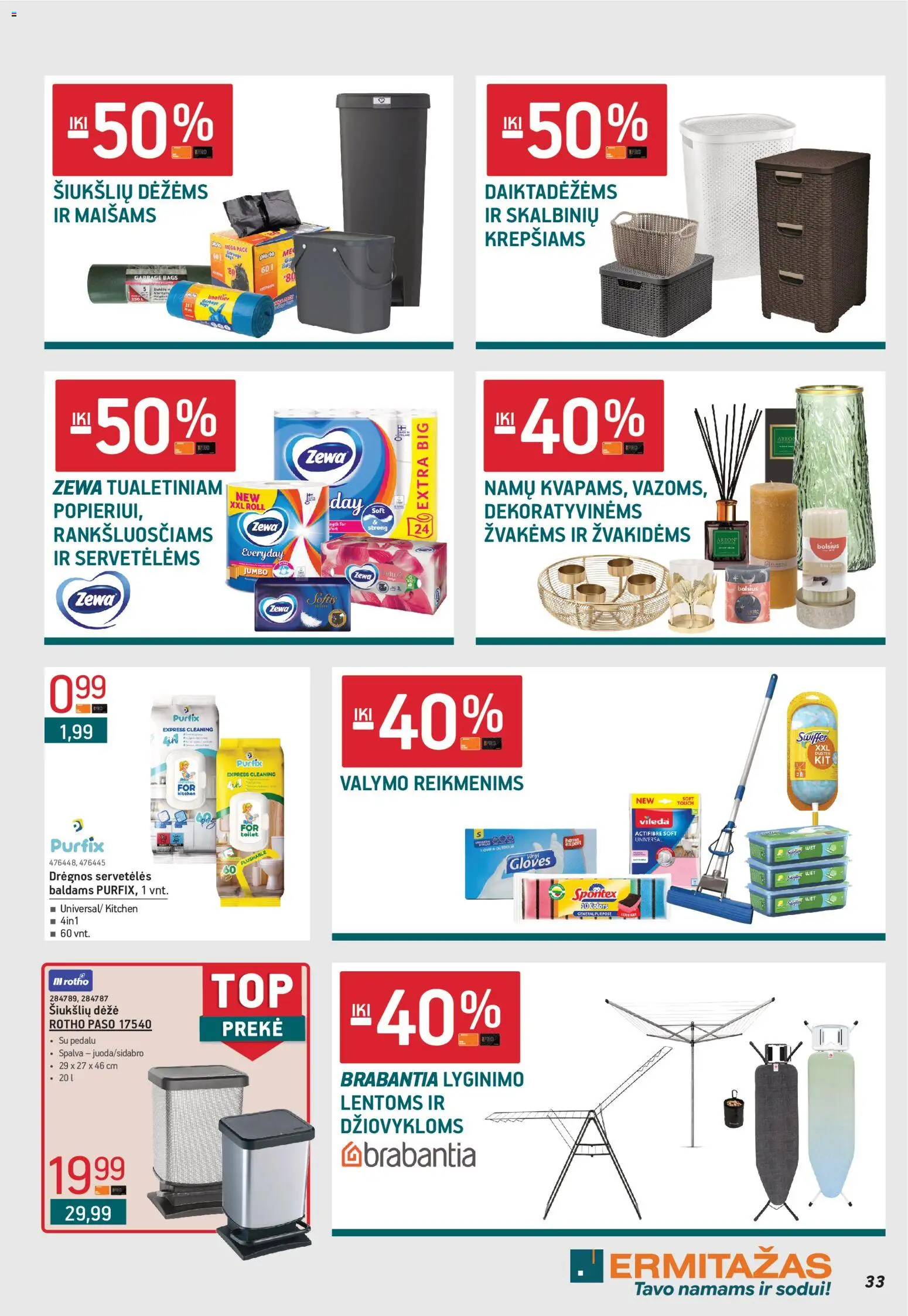 ERMITAŽAS akcijos nuo 02.03.2026 | Puslapis: 33 | Prekių: Dėžė