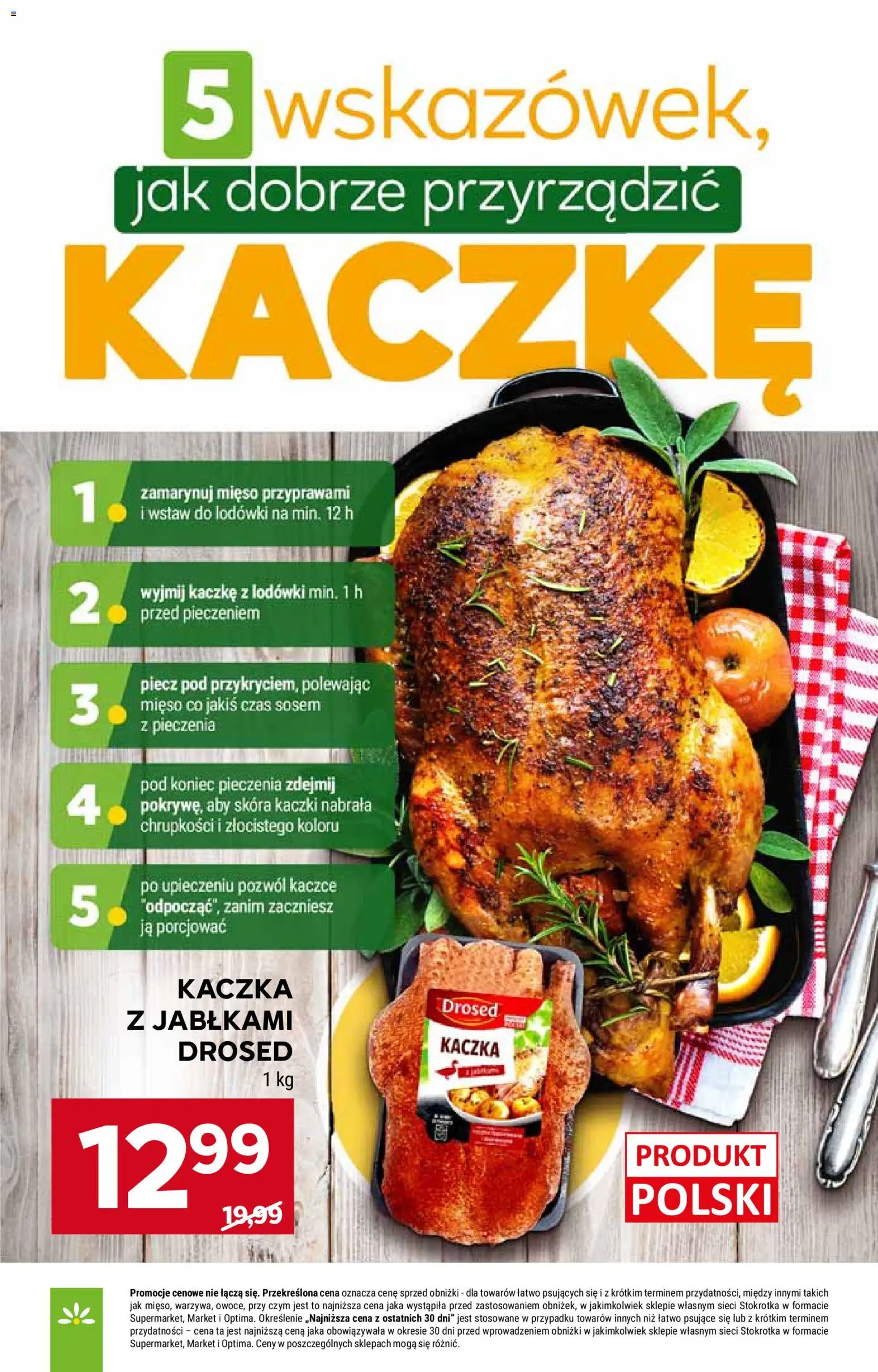 Stokrotka gazetka od 02.04.2026 | Strona: 14 | Produkty: Mięso, Stokrotka, Kaczka, Kaczka z jabłkami