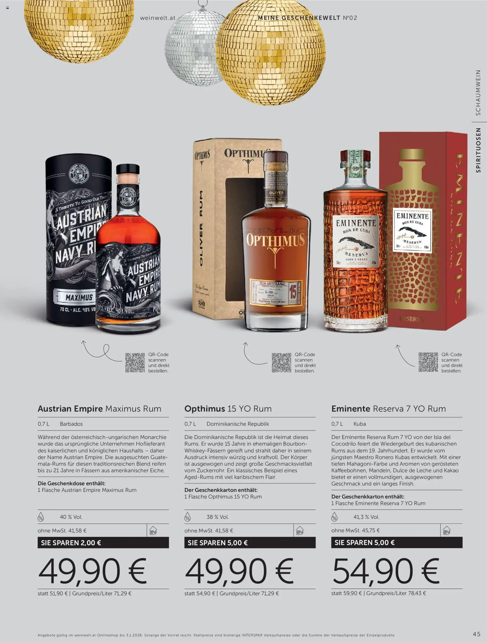Interspar Geschenkewelt No2 gültig ab 20.11.2025 | Seite: 45 | Produkte: Bourbon