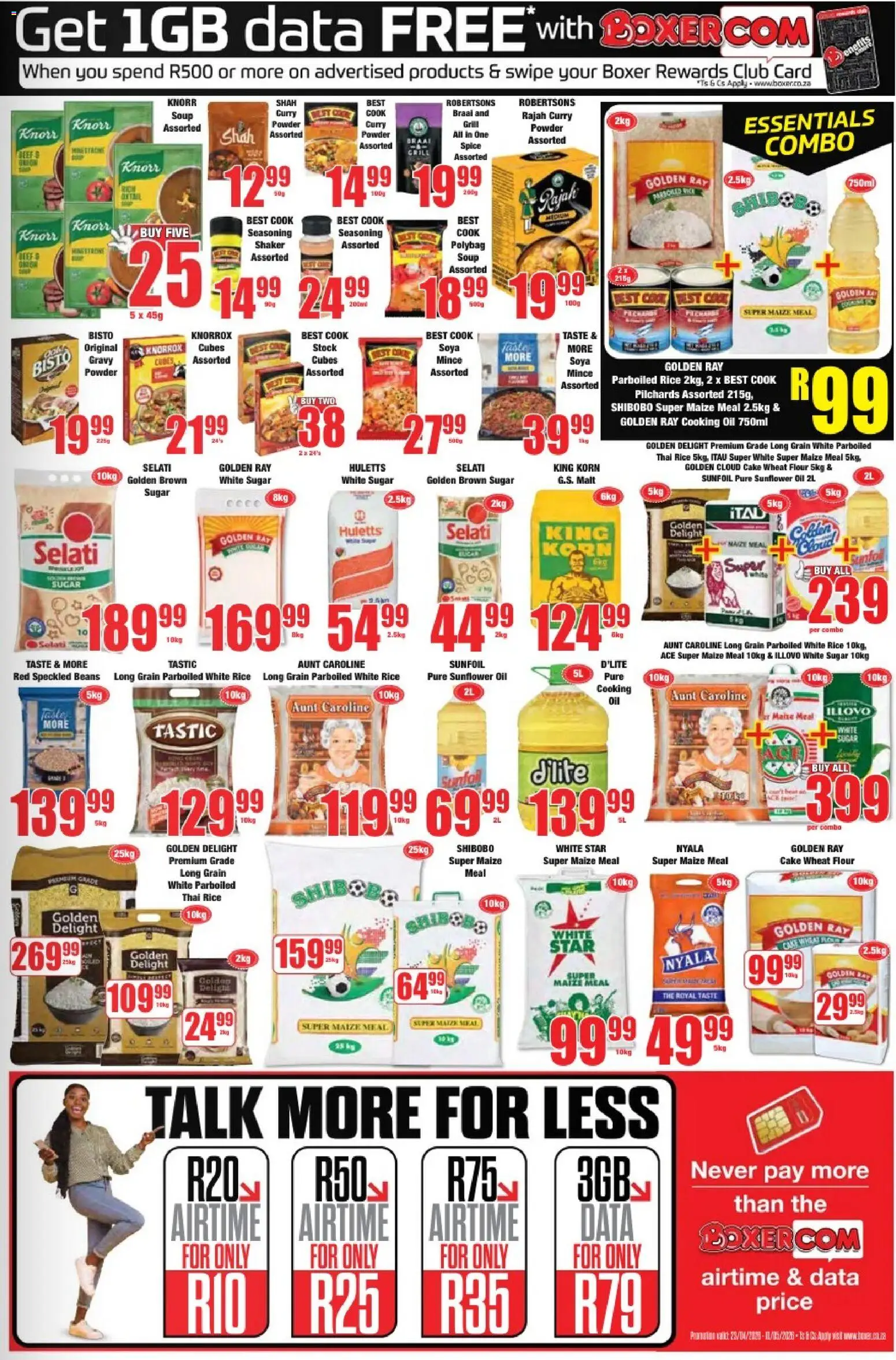 New Boxer catalogue – valid from 23.04.2026 | Page: 9 | Products: Flour, Grill, Powder, Curry powder