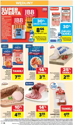 Pogląd oferty "Carrefour Gazetka" - ważna od 20.10.2025 | Strona: 22 | Produkty: Karta, Mięso, Podudzie z kurczaka, Boczek