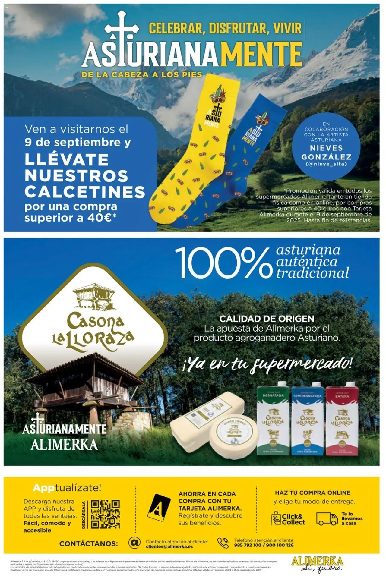 Alimerka folleto Asturias │ válido desde el 08.09.2025 | Página: 12 | Productos: Té, Teléfono, Prensa