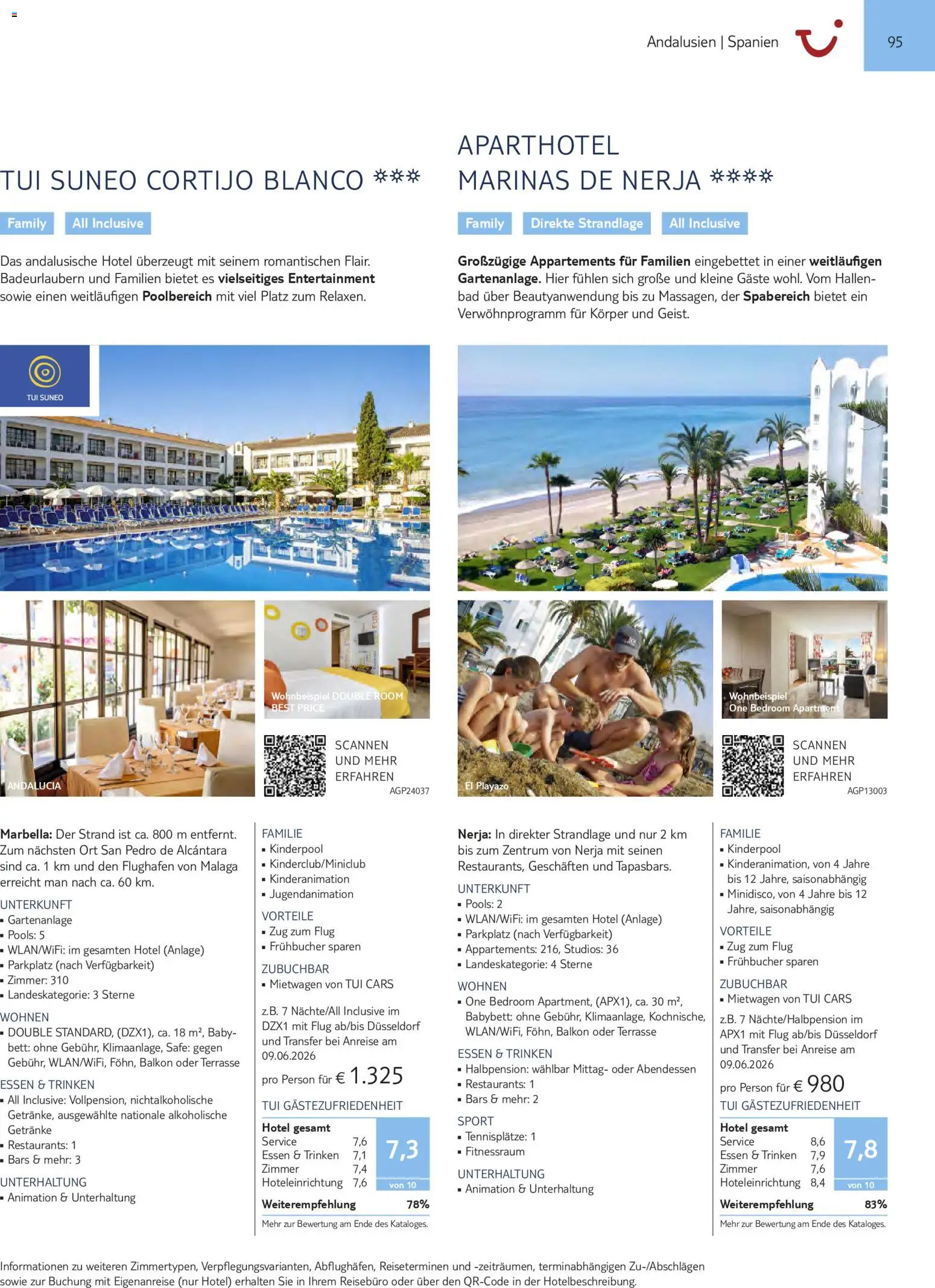 Aida  Südeuropa & Nordafrika 2026/27 – gültig ab 01.01.2026 | Seite: 95 | Produkte: Bett, Babybett, Bad