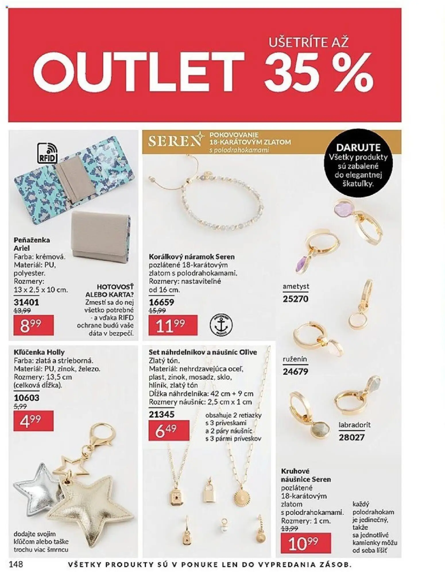 Nové Avon akcie – leták je platný od 01.01.2026 | Strana: 148 | Produkty: Ariel, Peňaženka