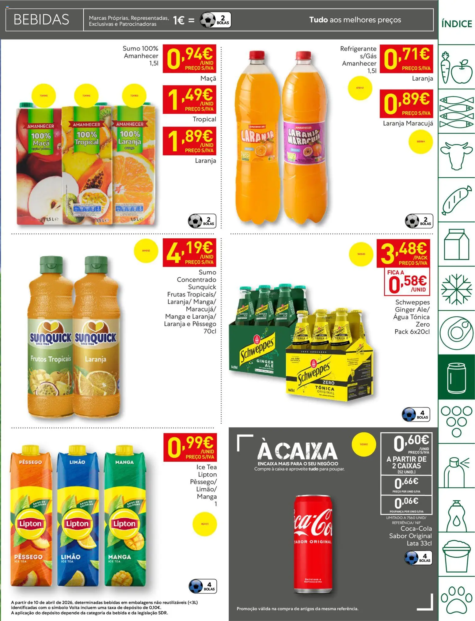 Recheio - Bons Negócios Madeira │ válido de 14.04.2026 | Página: 31 | Produtos: Refrigerante, Maça, Sumo, Bebida