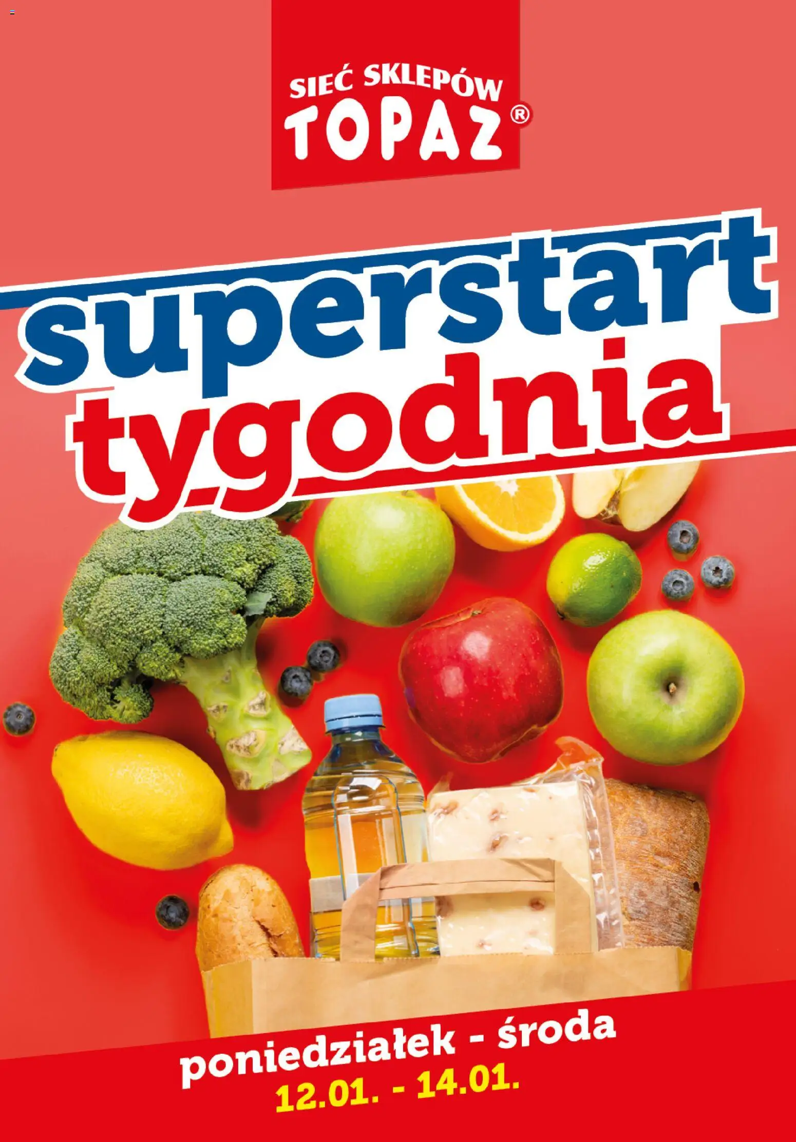 Topaz Gazetka - Superstart tygodnia od 12.01.2026 | Strona: 1