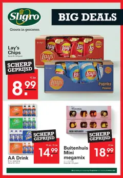 Sligro - Big Deals Sport - Voorbeeld van een folder van Sligro, geldig van 18.09.2025