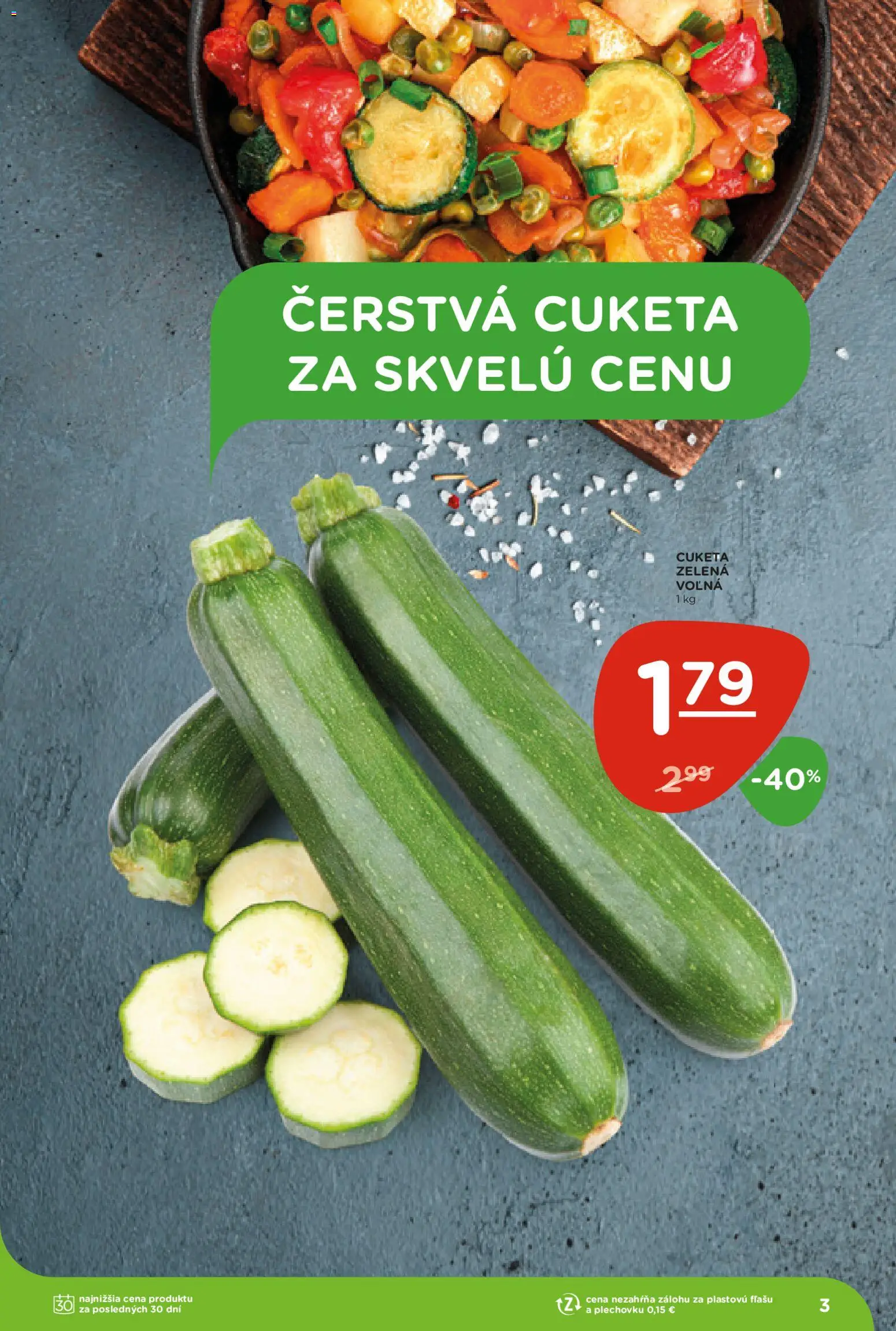 Nové Terno akcie – leták je platný od 30.04.2026 | Strana: 3 | Produkty: Cuketa