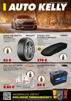 Auto Kelly leták platný od 28.10.2025