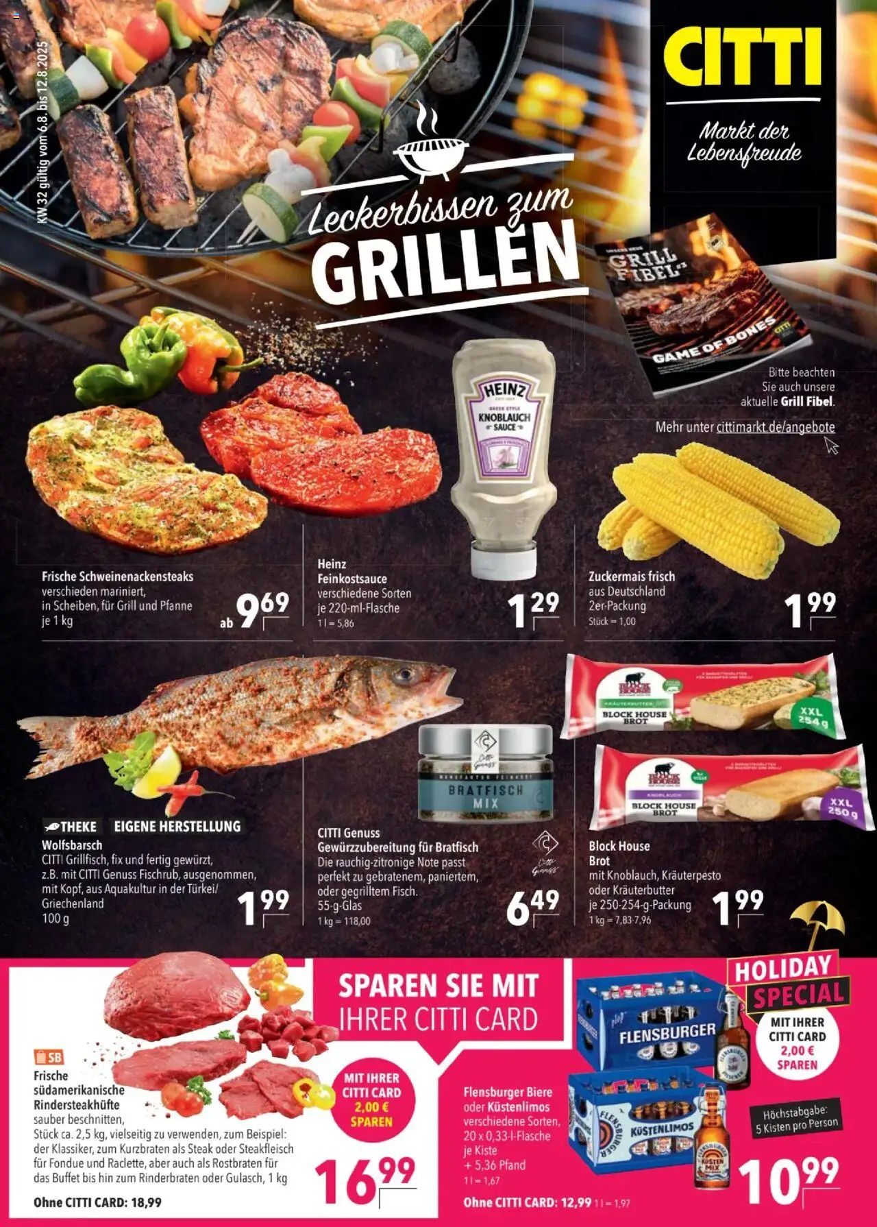 CITTI Tilbudsavis gyldig fra 06.08.2025 | Side: 1 | Produkter: Grill
