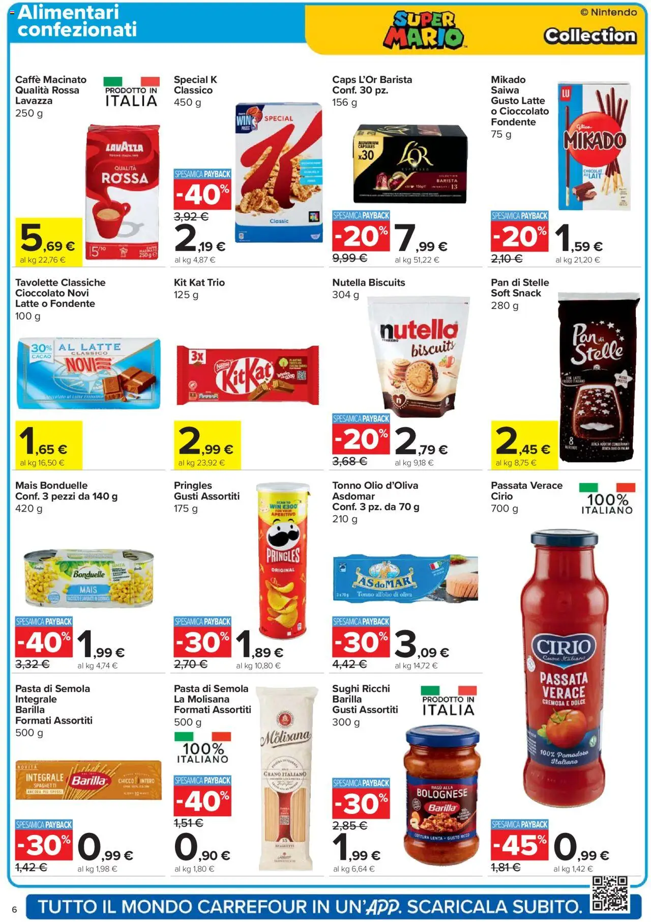 Volantino Carrefour del 18.09.2025 | Pagina: 6 | Prodotti: Olio, Tonno, Cacao, Macinato