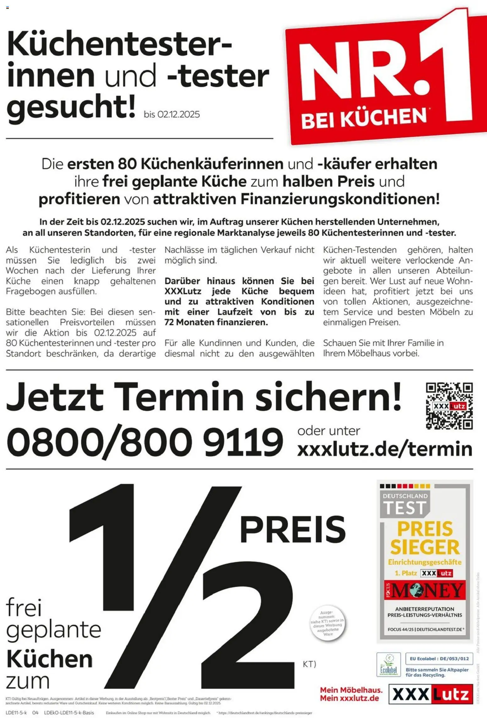 XXXL Lutz - Das gab's noch nie – gültig ab 09.11.2025 | Seite: 4 | Produkte: Küche, Kuchen