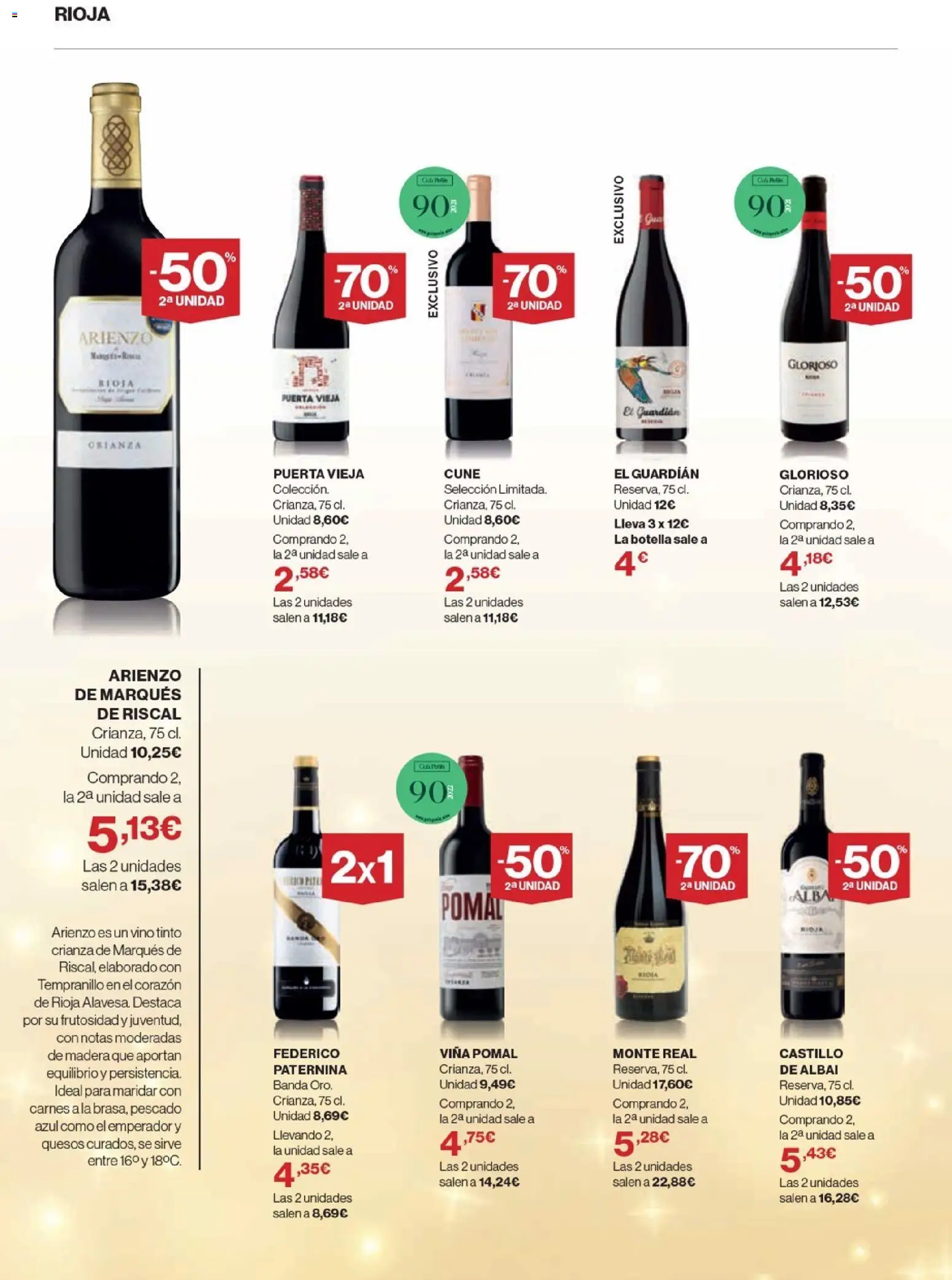 Hipercor - Bodega Navidad 25 │ válido desde el 20.11.2025 | Página: 8 | Productos: Vino, Pescado